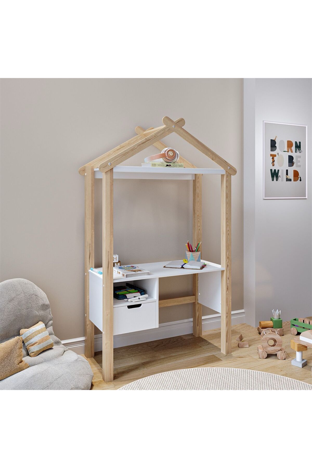 KURLUMOBİLYA Çocuk çalışma masası
