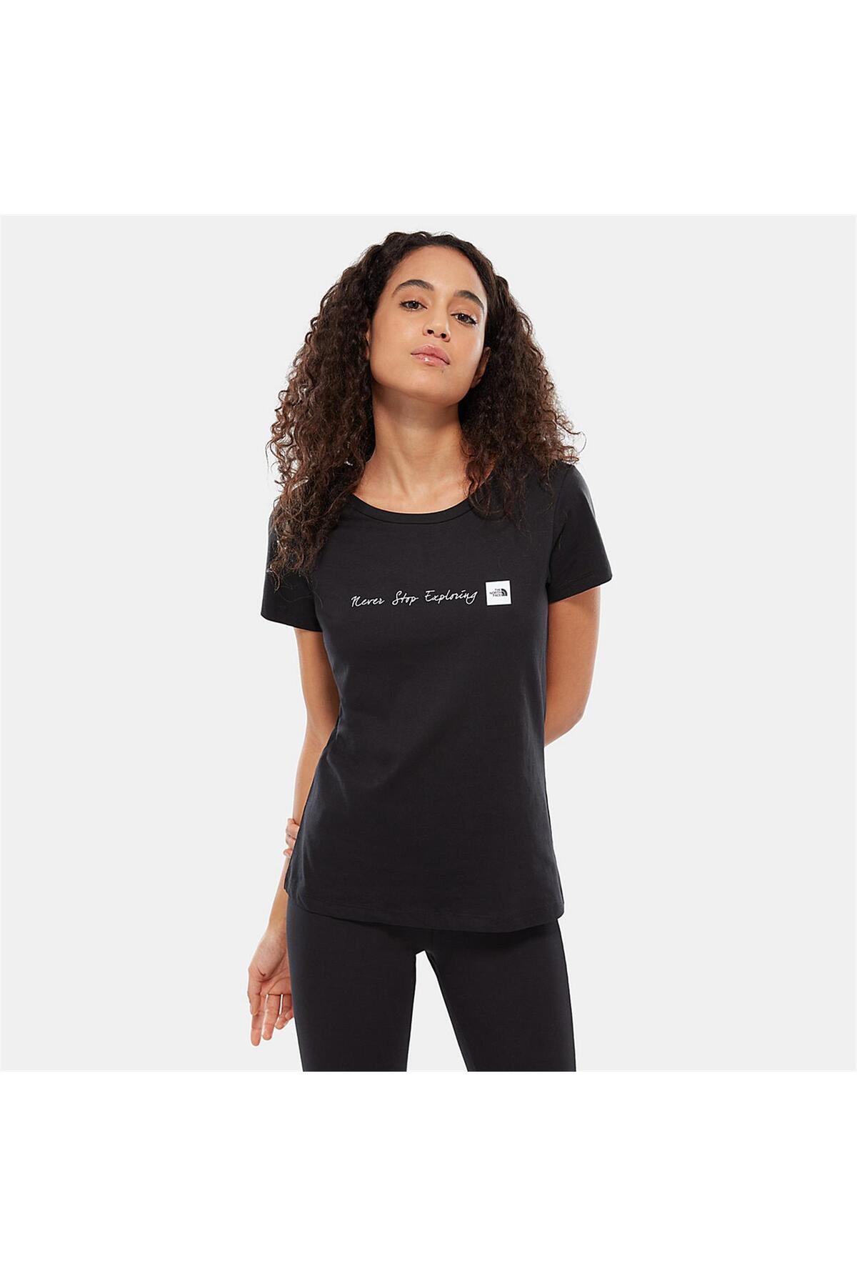 نورث فیس W S/S NeverStopExploring Tee-EU Black