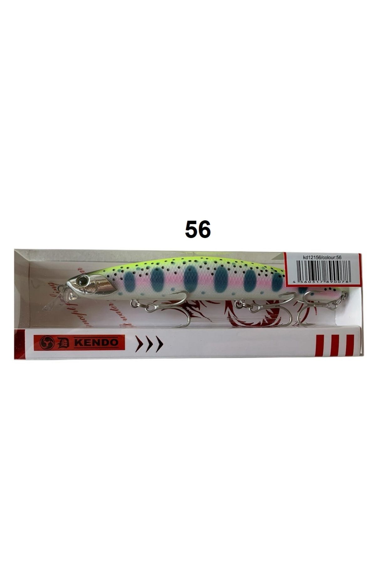 Kendo Seabass Minnow 125f 12.5cm 21gr Maket Balık Yem 56