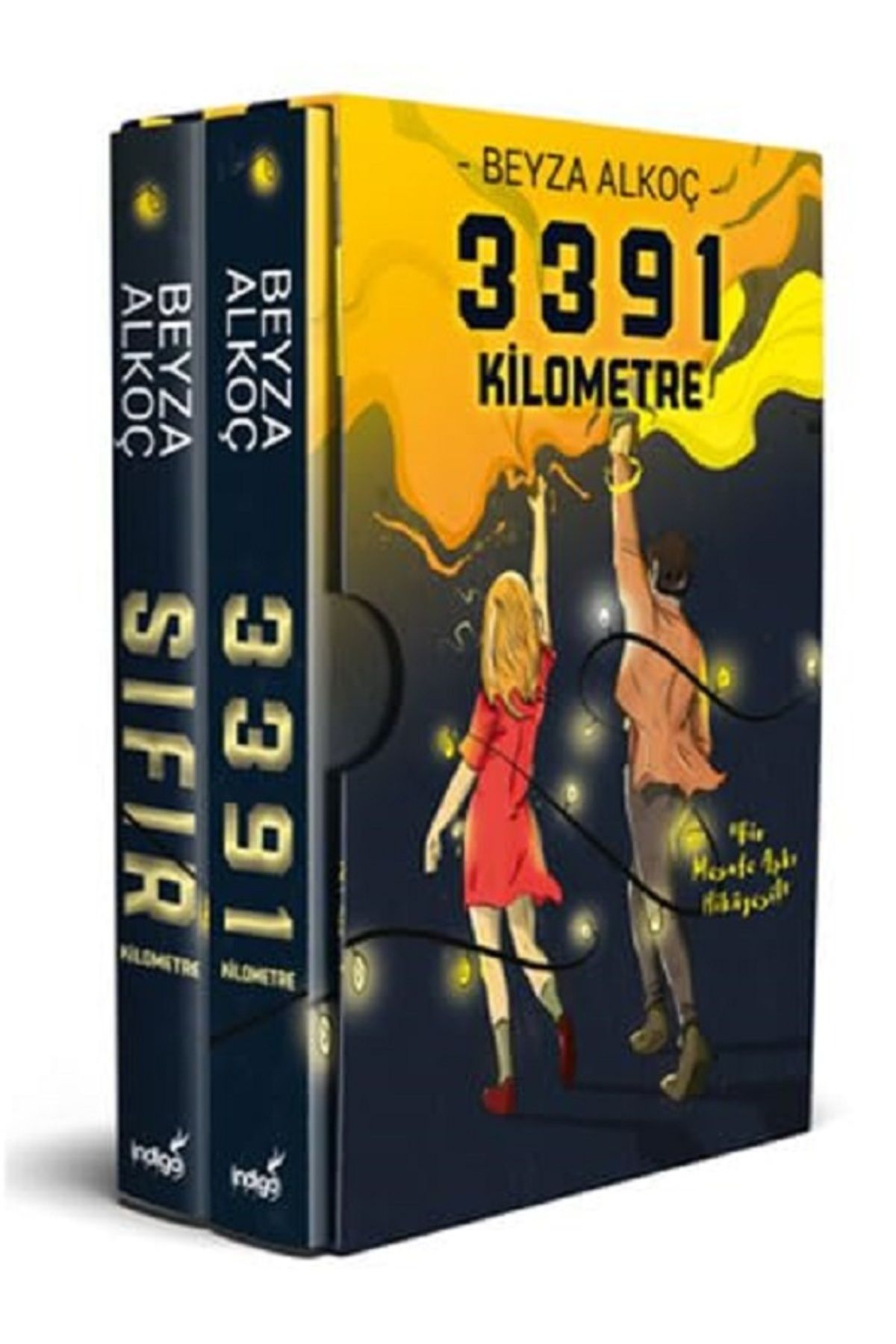 Penguin Books 2 Kitap Ciltli Kutulu Set - (3391 KİLOMETRE - SIFIR KİLOMETRE) - Beyza Alkoç