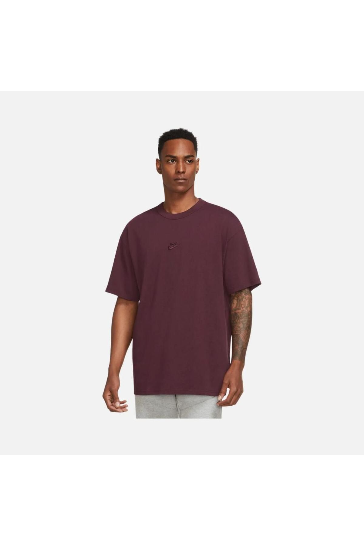 Nike Sportswear Premium Essentials Bol kalıp Pamuklu T-Shirt