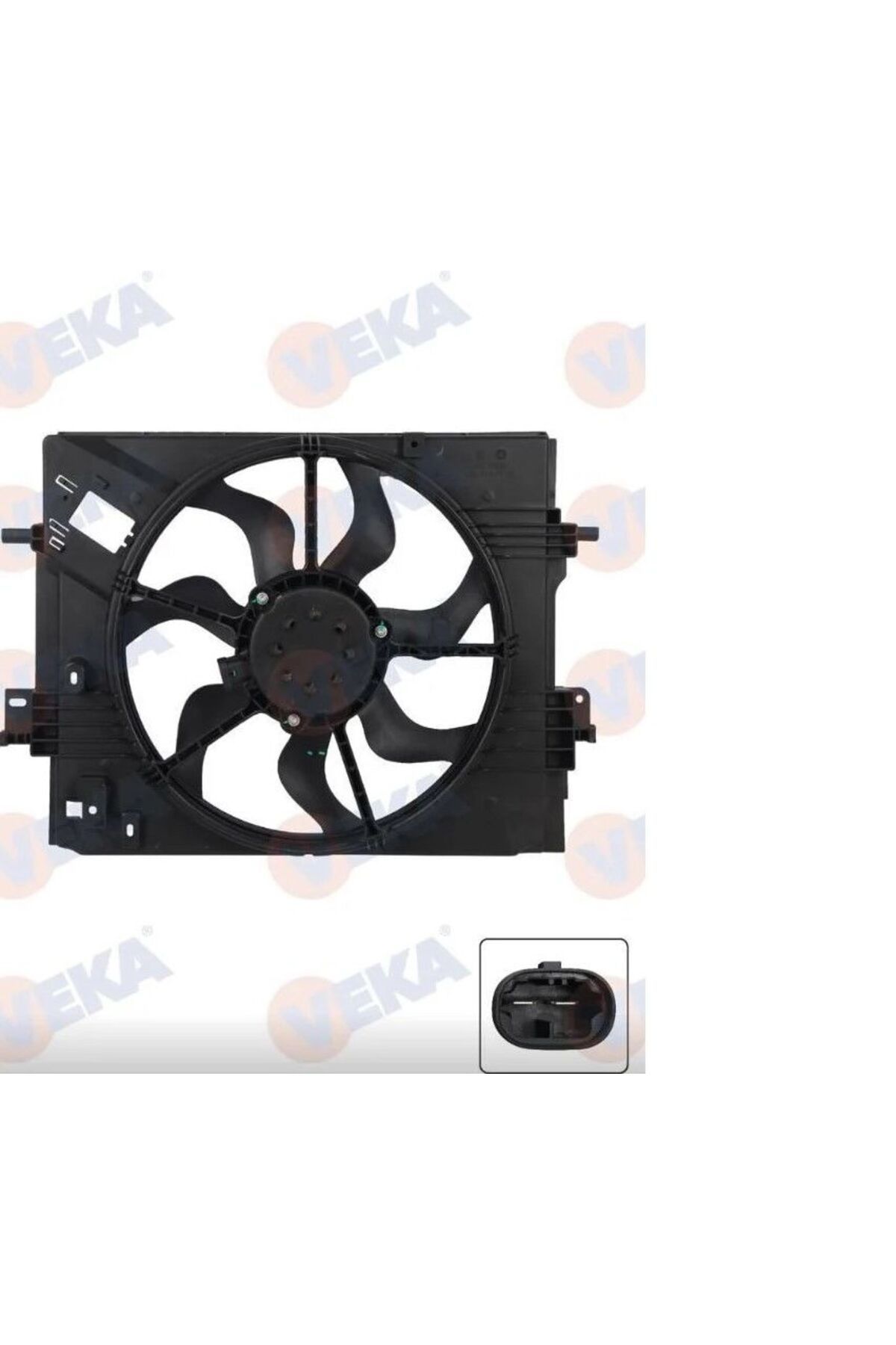 Veka Renault Clio 5 - V 81.0 SCE B4D) Fan Motoru Komple - 214815148R - Veka