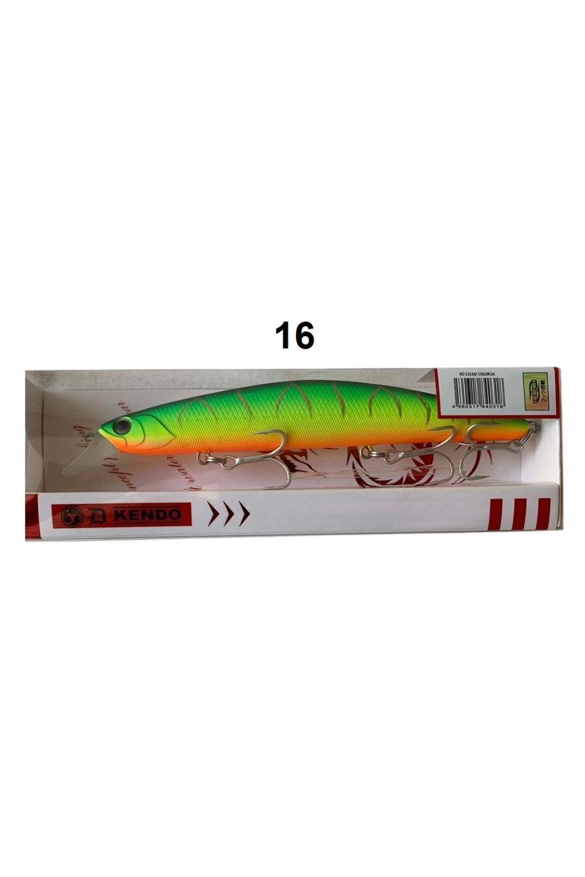 Kendo Seabass Minnow 125f 12.5cm 21gr Maket Balık Yem 16