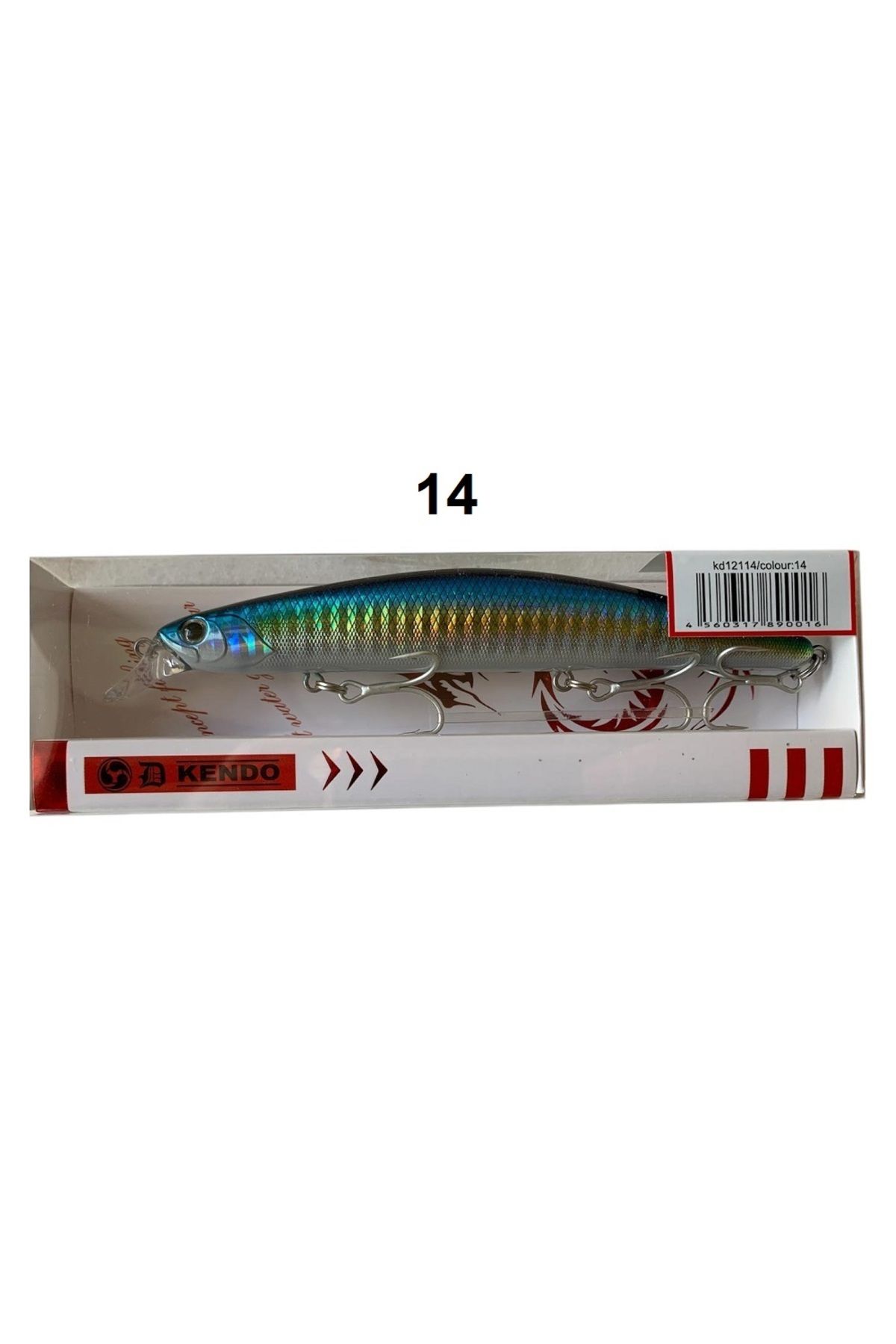 Kendo Seabass Minnow 125f 12.5cm 21gr Maket Balık Yem 14