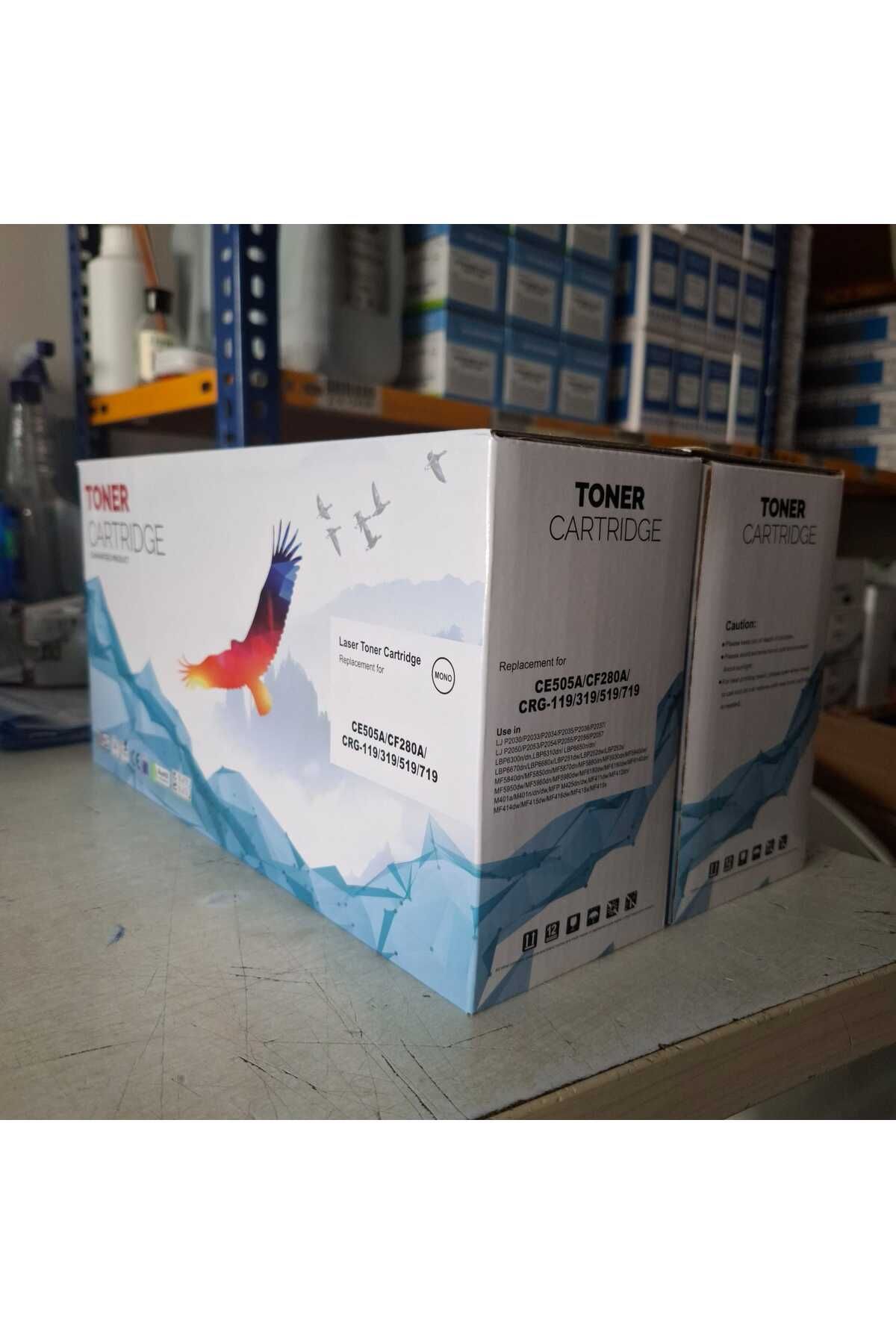 VİZYON TONER CARTRIDGE for !2.7K! HP P 2035 / 2055 / Pro 400 / M 425 CE 505A / CF 280A / CRG-719A UNIV