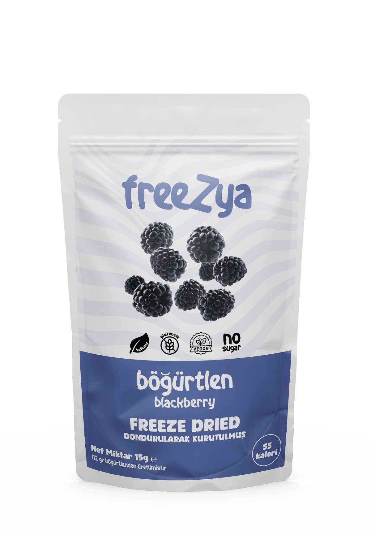 Piki Freezya Dondurularak Kurutulmuş Böğürtlen - 15 Gr