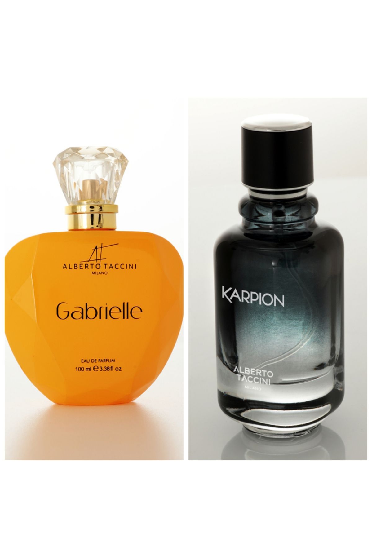 Alberto Taccini GABRIELLE Kadın Parfümü -100 ml ve Alberto Taccini KARPION Erkek Parfümü - 50 ml