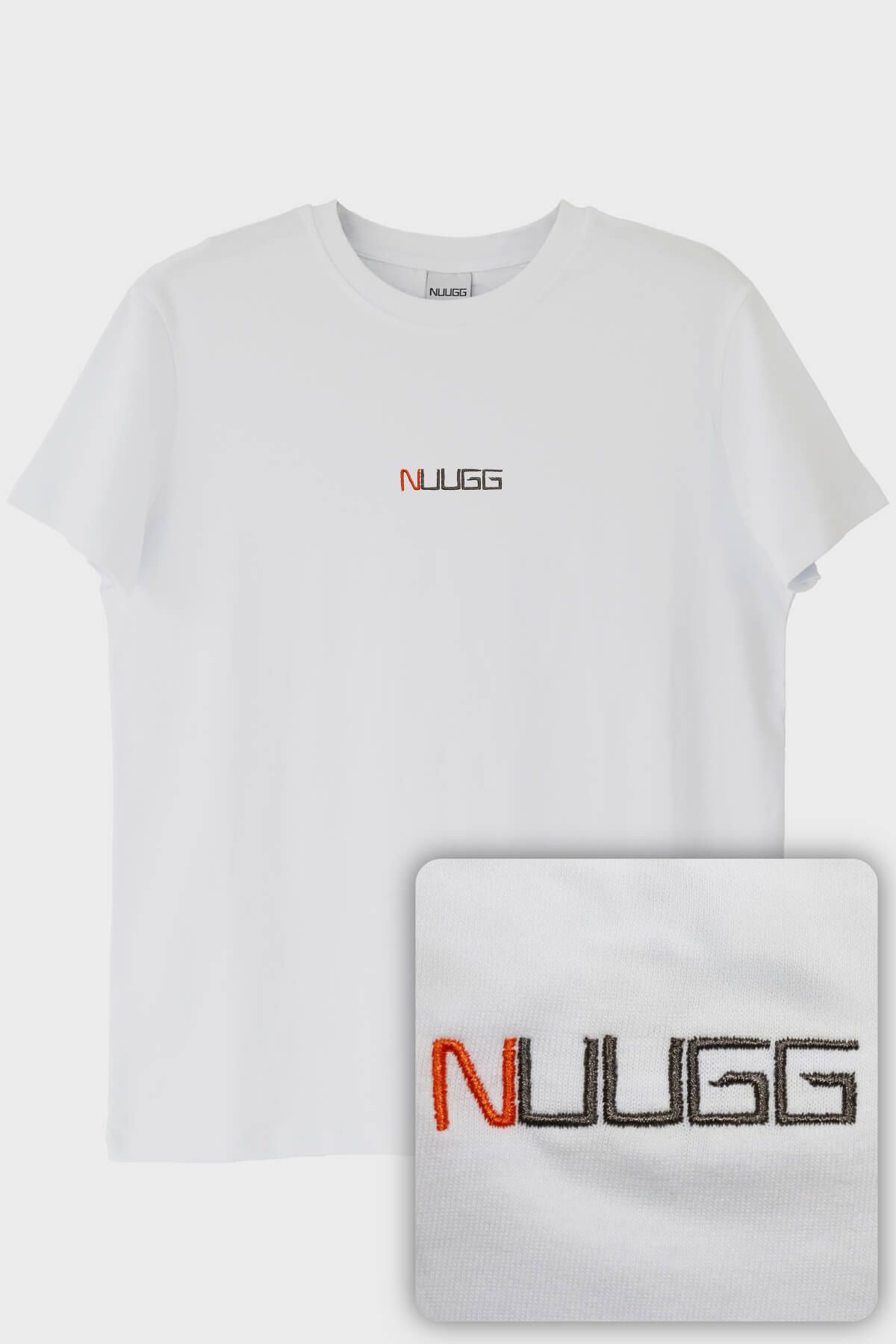 NUUGG Logolu Nakışlı T-shirt