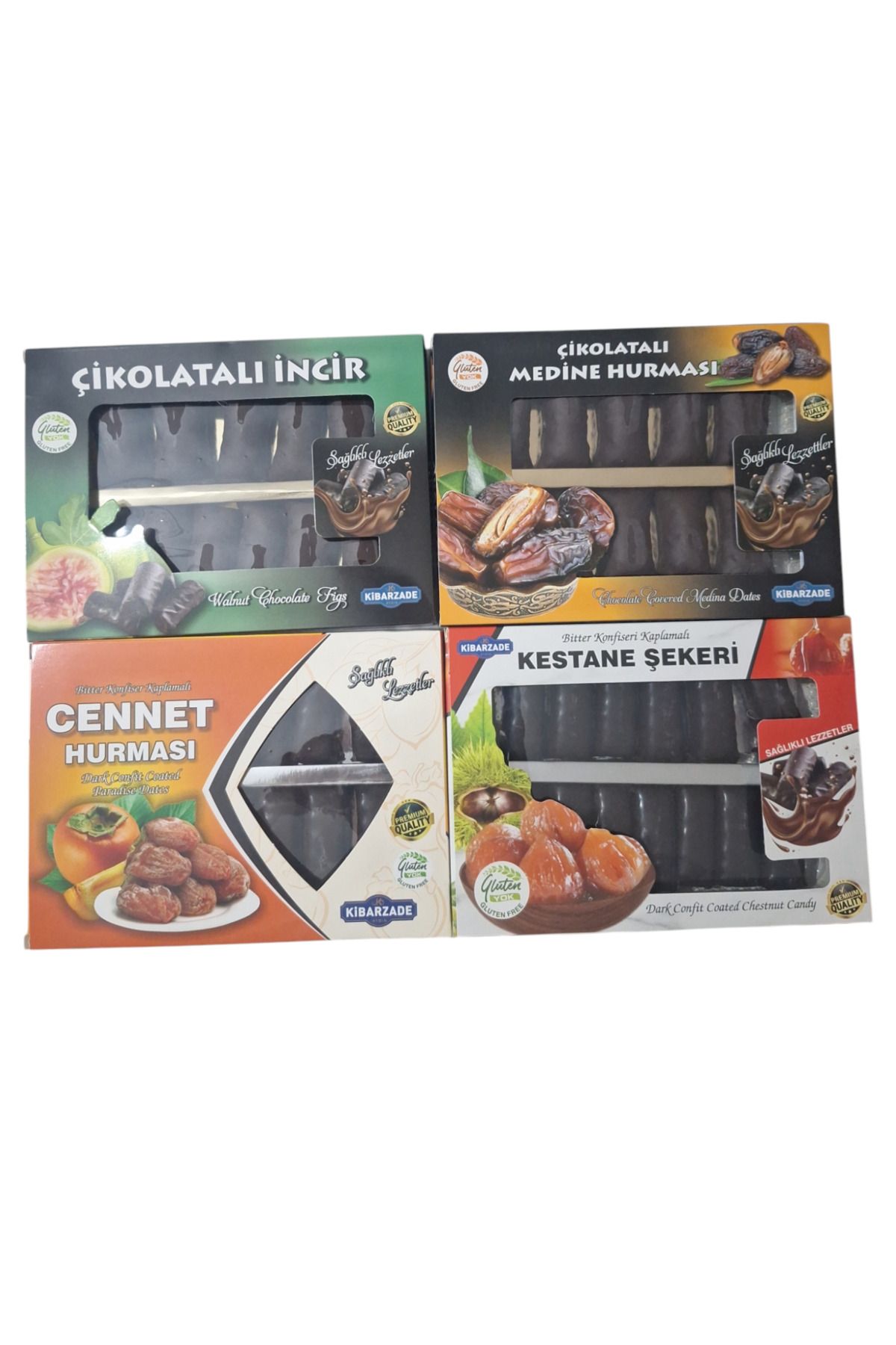 ÜNSEKURUYEMİŞ 4'lü Glutensiz Şekerleme Seti