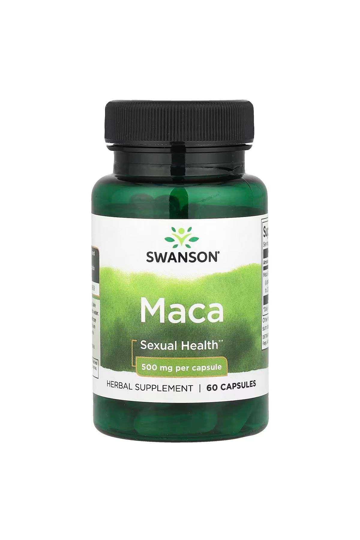 SWANSON Maca, 500 mg, 60 Kapsül.usa menşei.dmmedicine'den