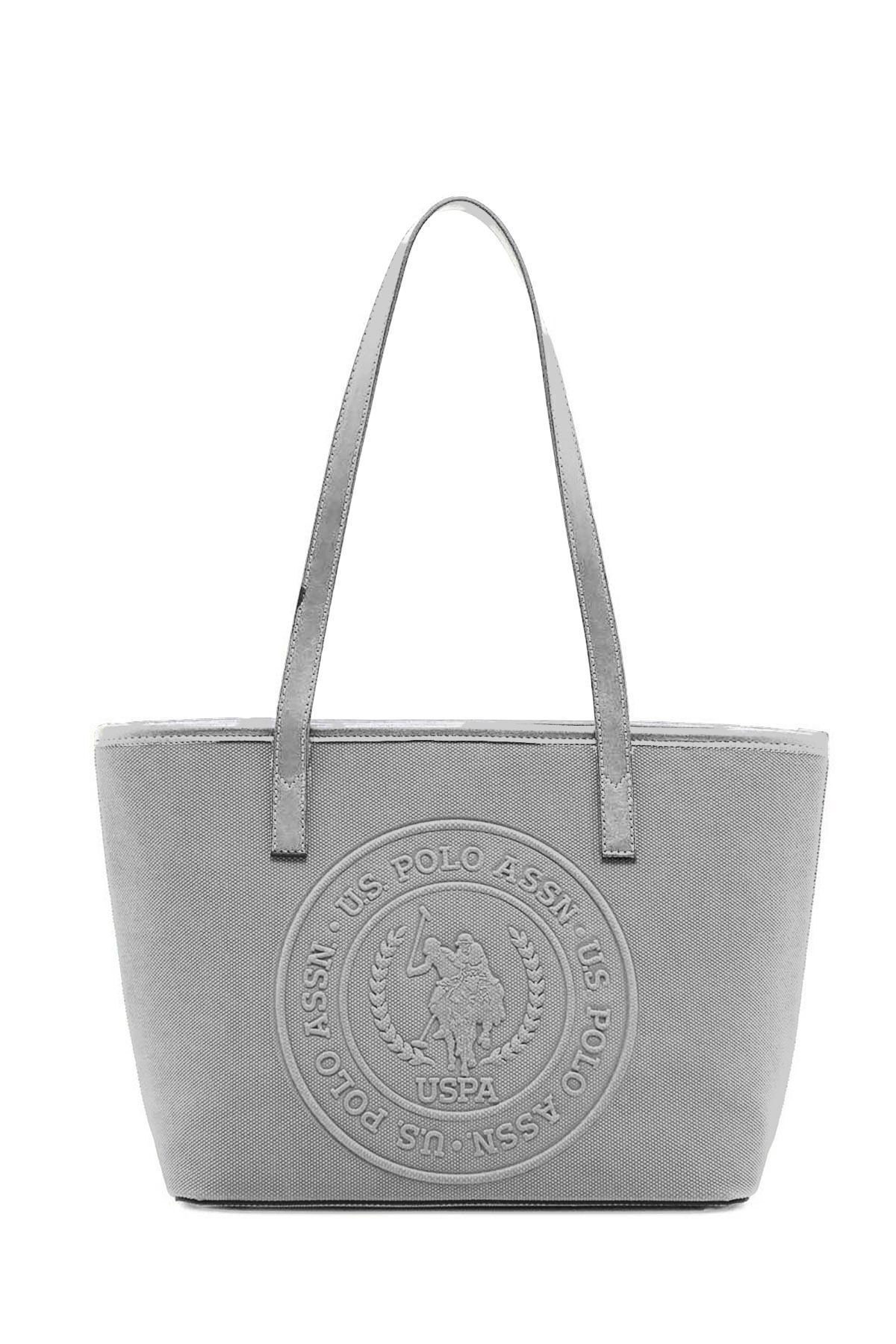 کیف شانه زنانه خاکستری Us24732 U.S. Polo Assn.