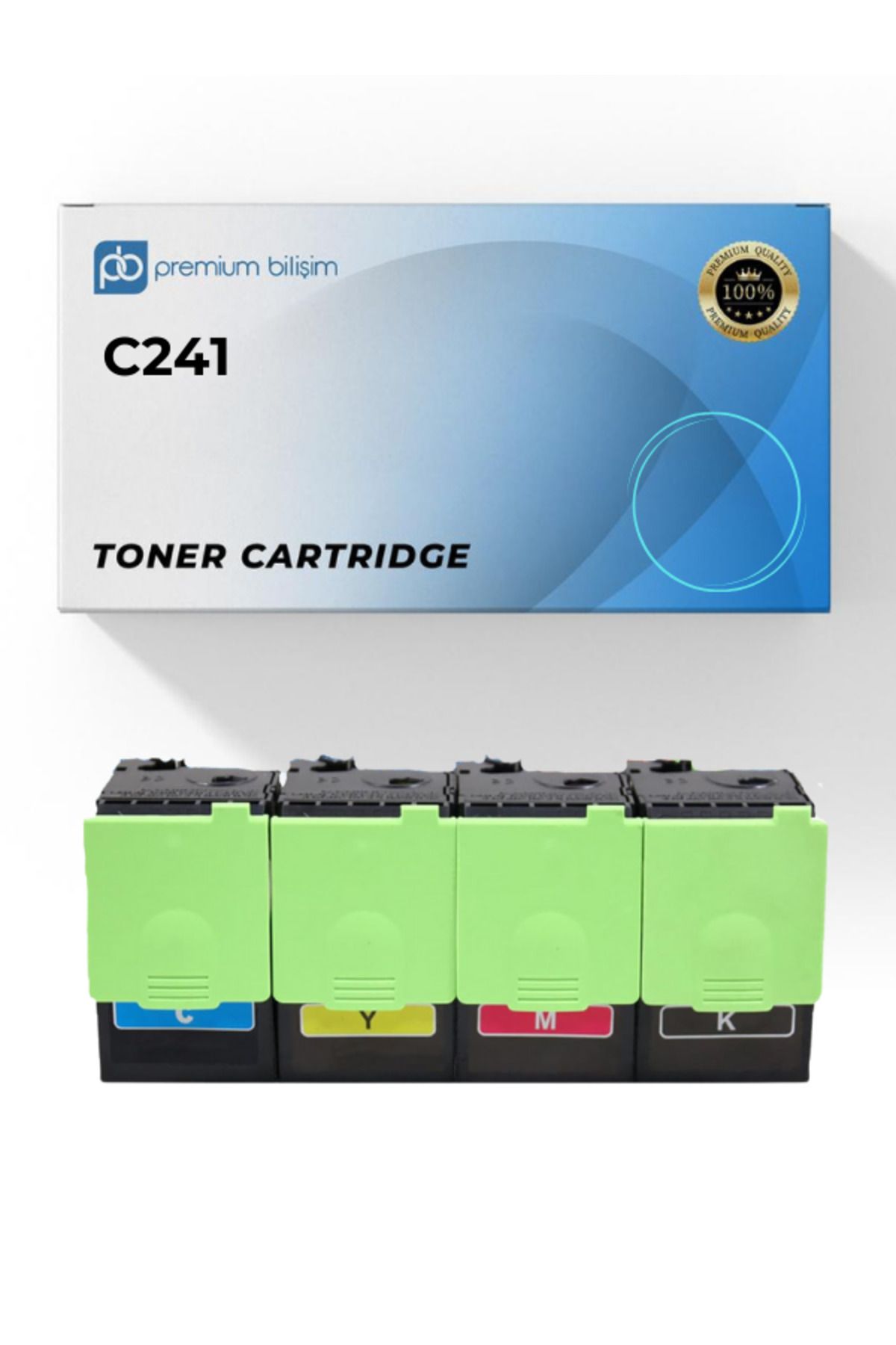 Lexmark C241 Muadil Toner Seti - Lexmark C2425 C2535 MC2425 MC2535 MC2640