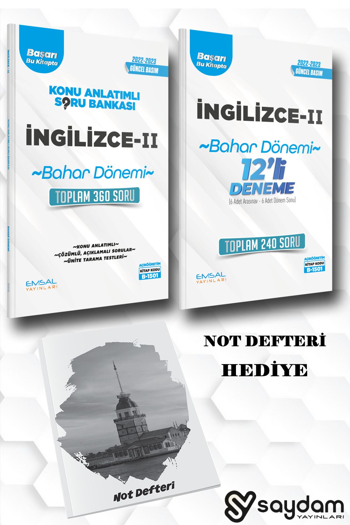 Emsal Yayınları AÇIKÖĞRETİM FAKÜLTESİ-MUHASEBE VE VERGİ UYGULAMALARI 1.SINIF 2.YARIYIL BAHAR DÖNEMİ 1 DERS