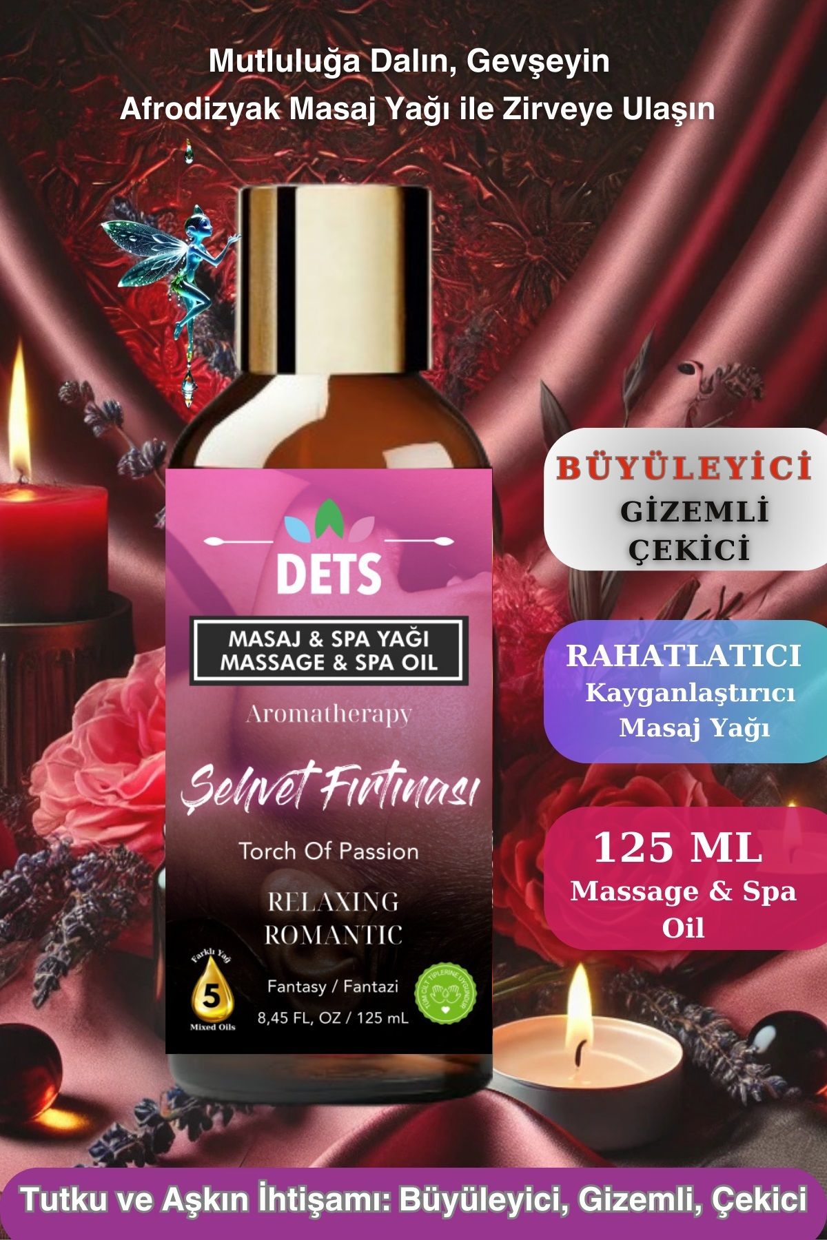 Dets Şehvet Fırtınası – Doğal Masaj ve Spa Yağı ile Duygularınızı Zirveye Taşıyın