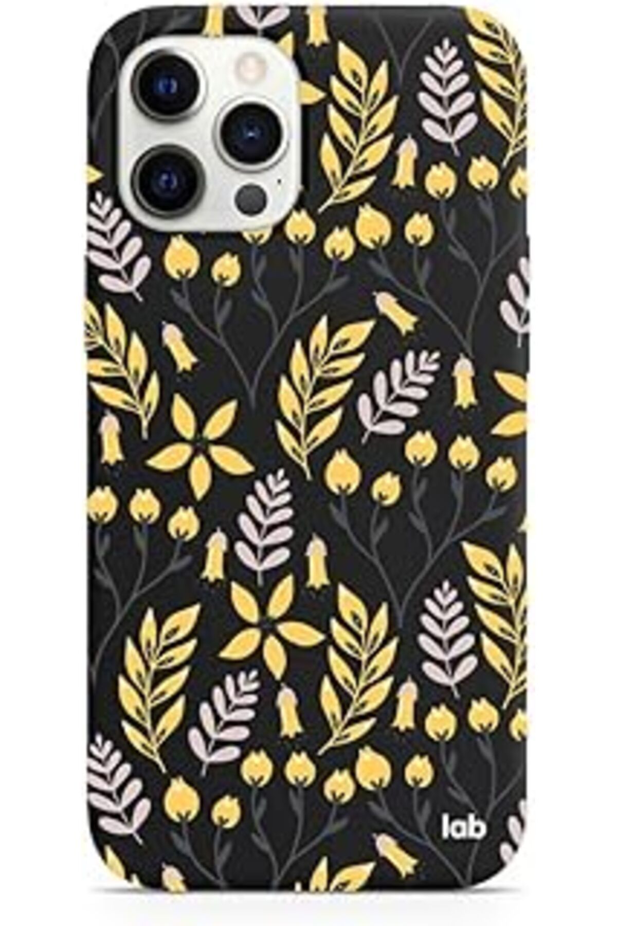 MAGNESİA Caseslab Iphone 12 Pro Max Siyah Silikon Telefon Kılıfı - Yellow Day Dream