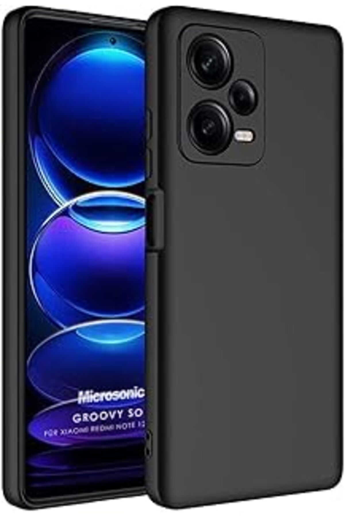 nerede bulurum Mi Redmi Note 12 Pro 5g Için Kılıf Groovy Soft Siyah [redmi Note 12 Pro 5g Ile Uyu