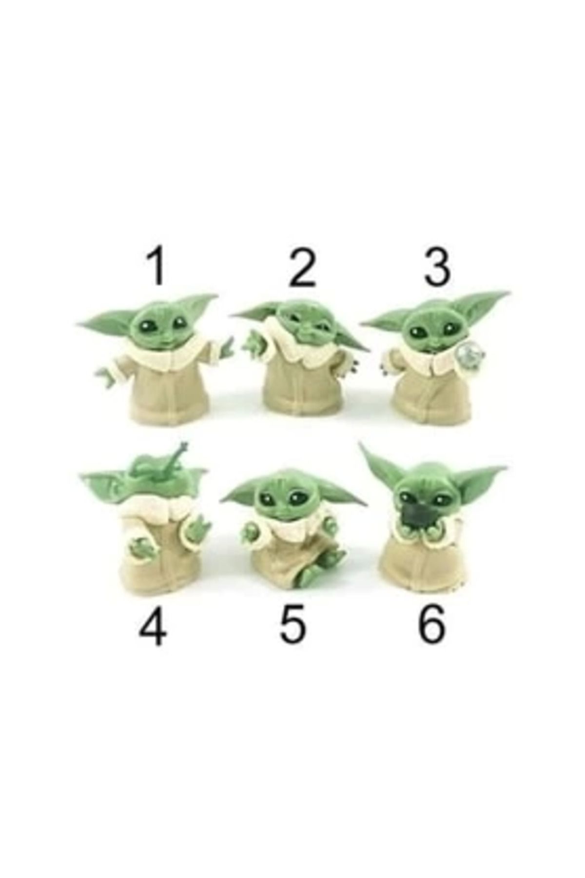 DEPOT Mini Baby Yoda Figür 6 Adet