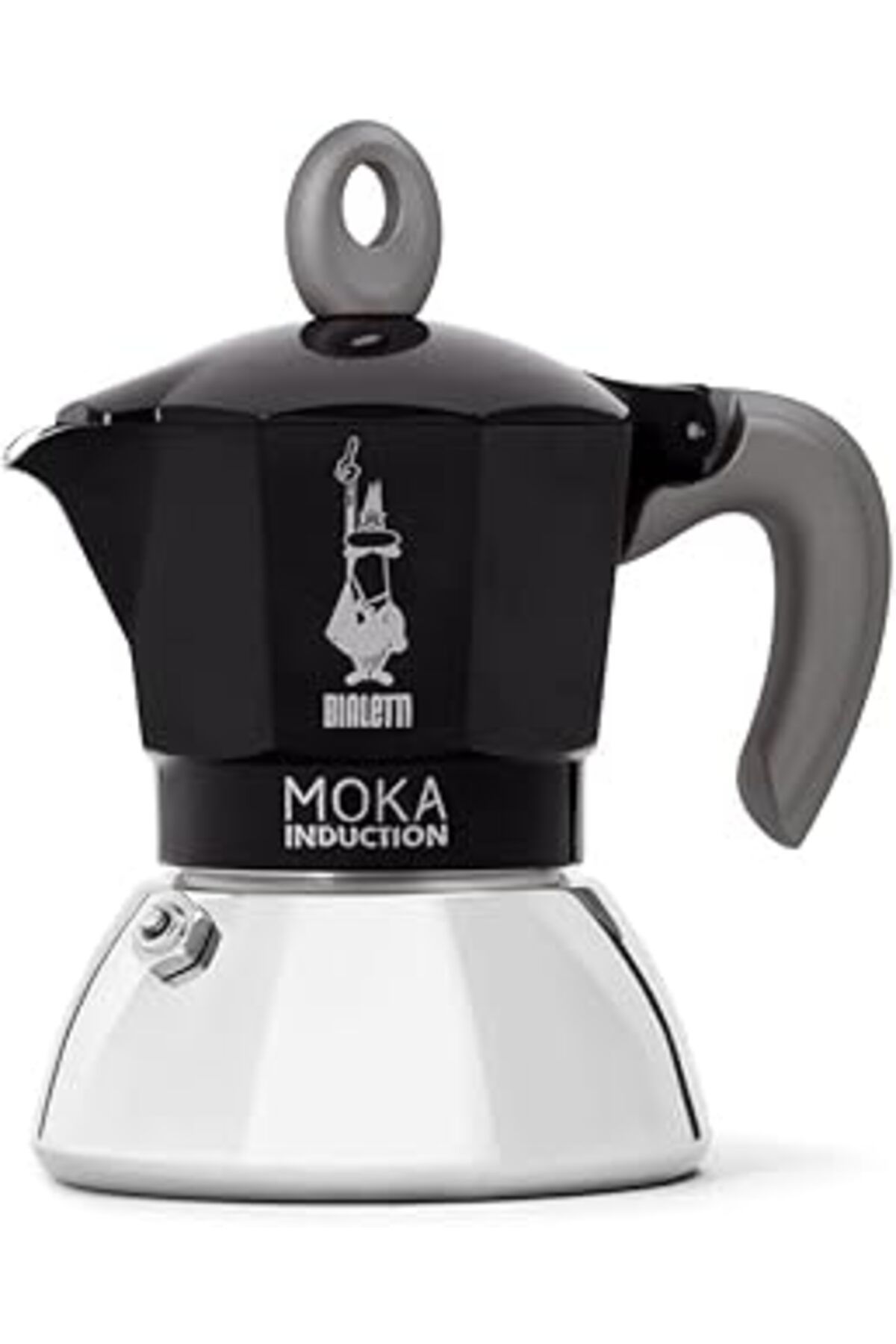 nerede bulurum - Moka İNdüksiyon: 2 Cups Ocak Üstü Espresso Pişirici - 100Ml - Siyah Renk - Alt Hazne: Dı