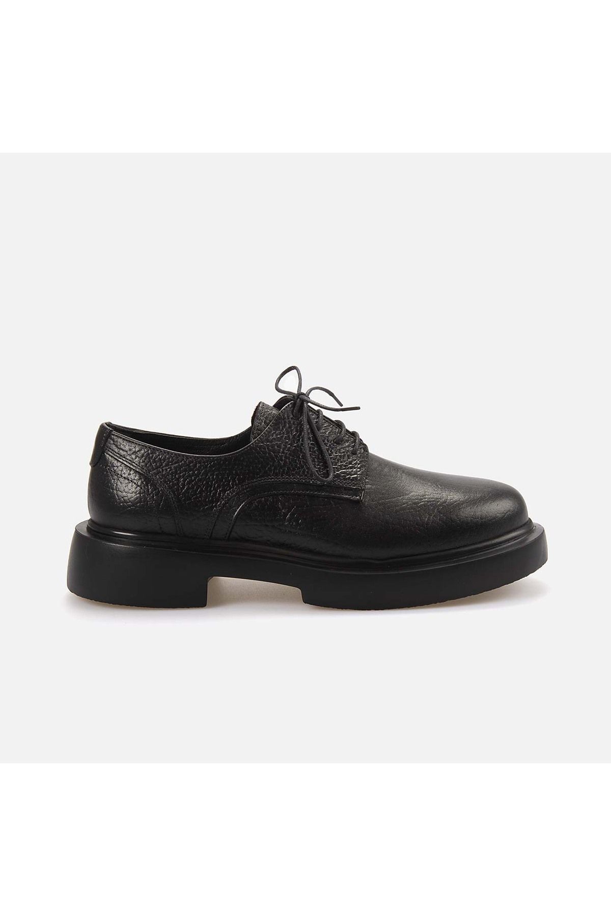 کفش گاه به گاه مردانه چرم اصل Eva Sole Black Arizona Kemal Tanca
