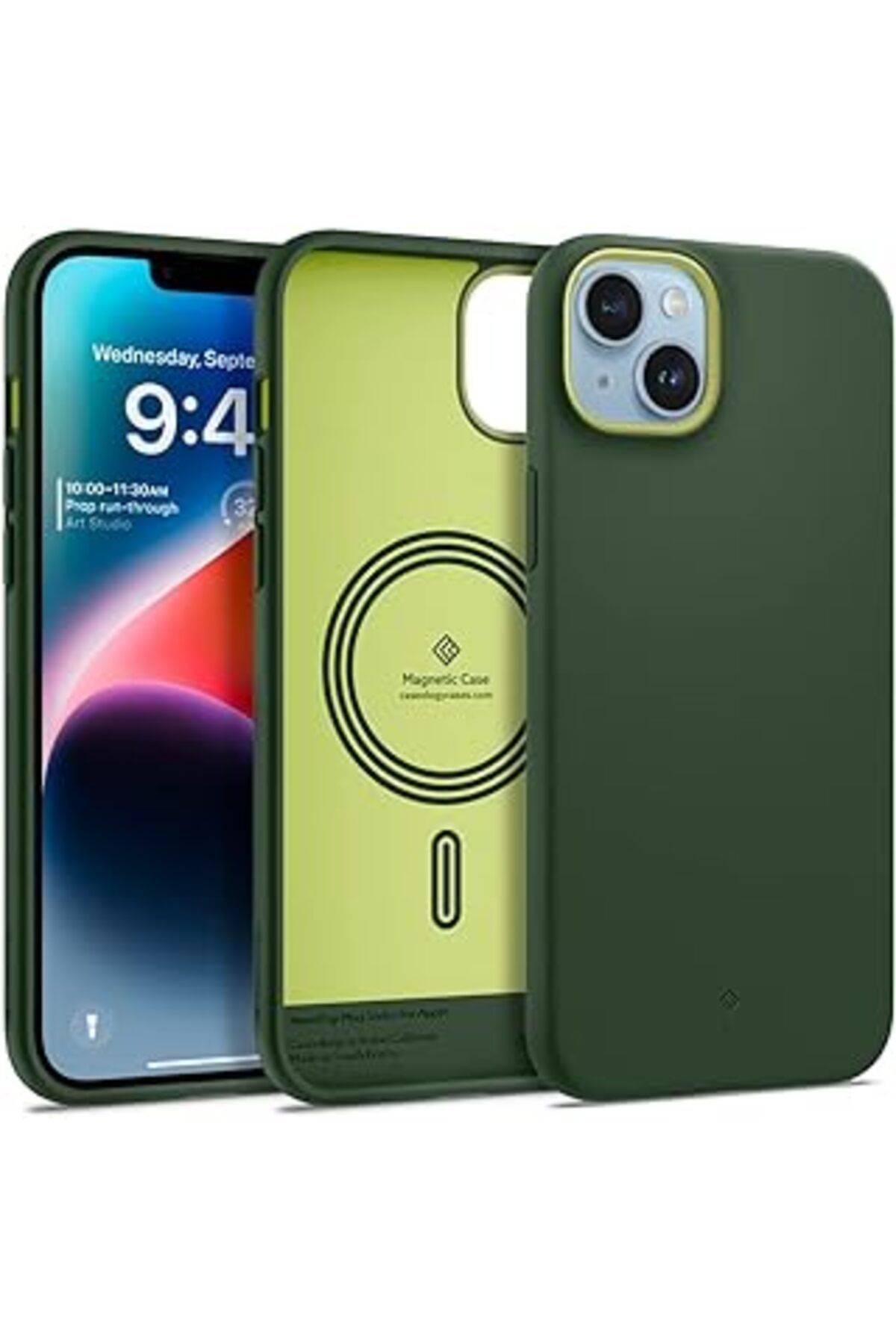 NZM TİCARET Caseology Spigen Iphone 14 Plus Kılıf Nano Pop Mag Magsafe Özellikli Avo Green - Acs04937