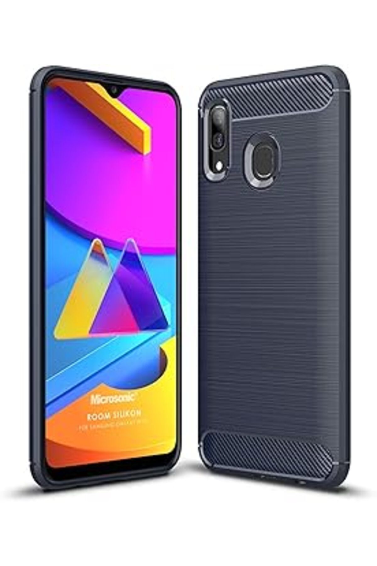 MAGNESİA Galaxy M10S Kılıf Room Silikon Lacivert