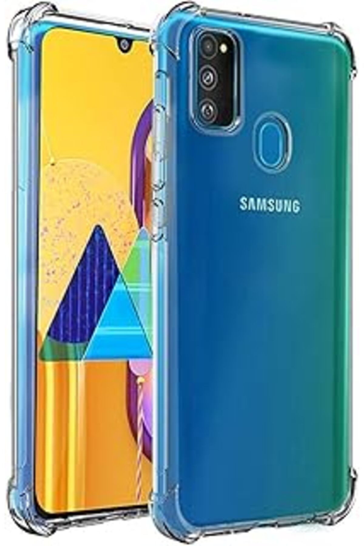 feifei Shock Absorbing Için Kılıf Galaxy M30S Şeffaf [Galaxy M30S Ile Uyumlu Kılıf - Şe