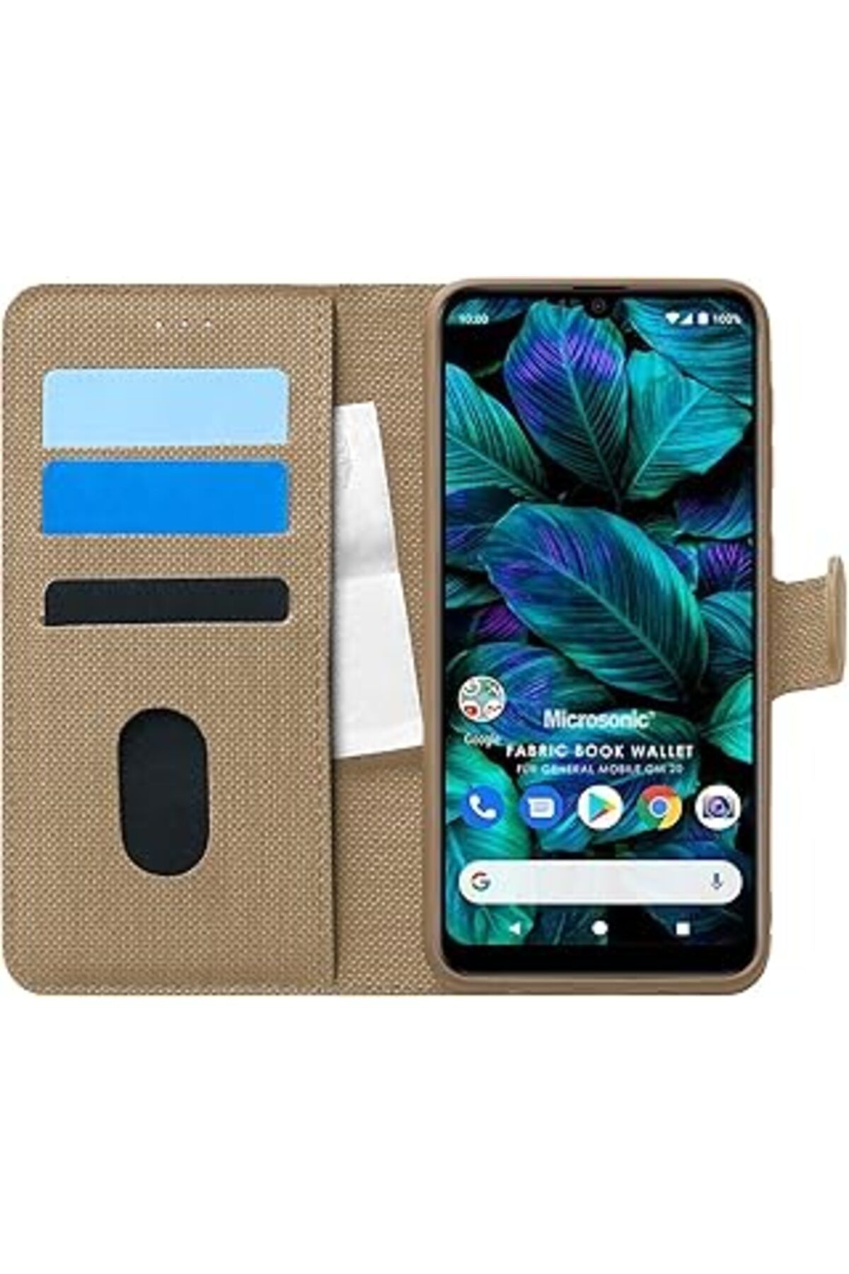 robotrend General Mobile Gm 20 Için Kılıf Fabric Book Wallet [Gm 20 Ile Uyumlu Kılıf - ]