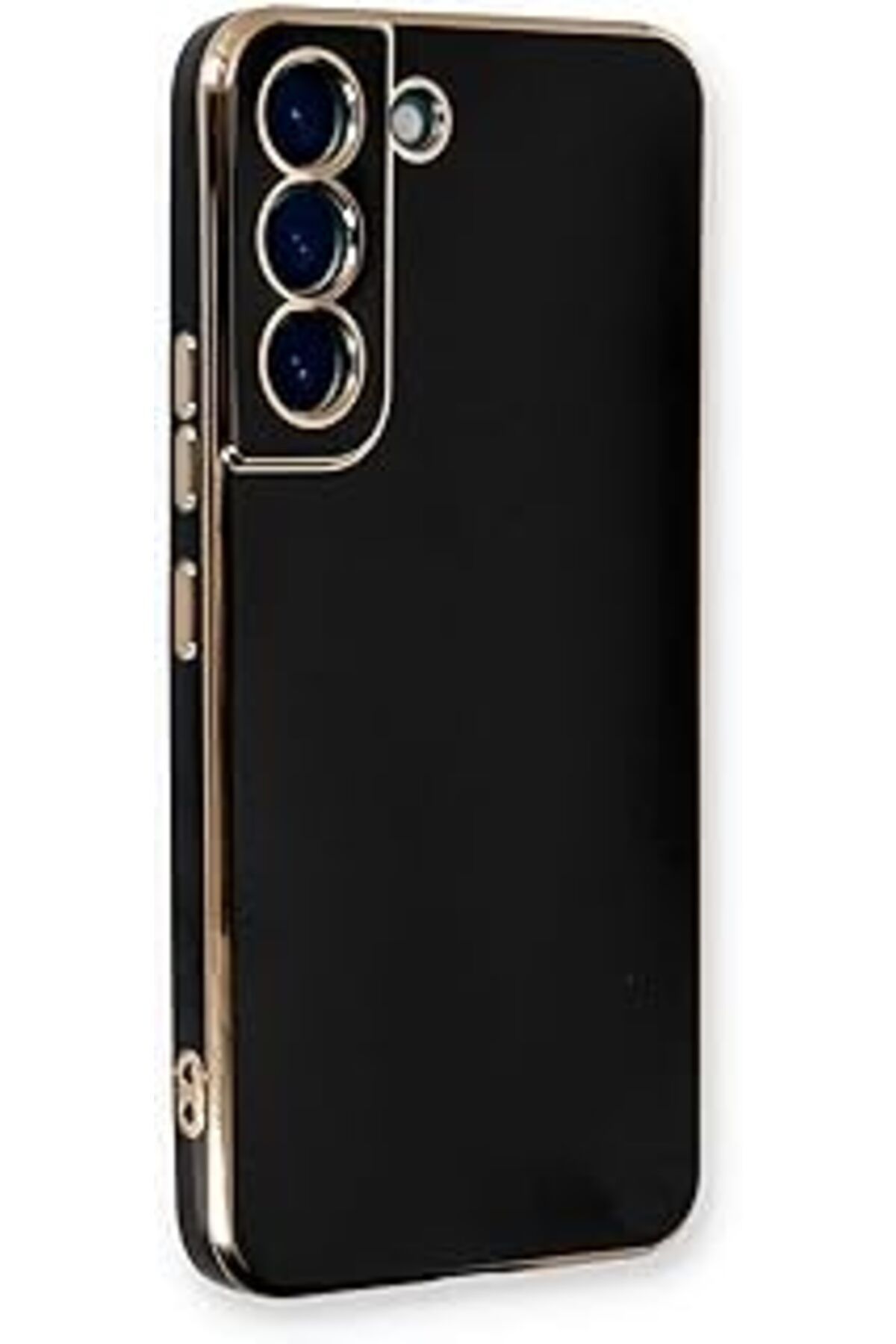 EDALKILIÇ Galaxy S22 Plus Için Kılıf Olive Plated Siyah [Galaxy S22 Plus Ile Uyumlu Kılıf