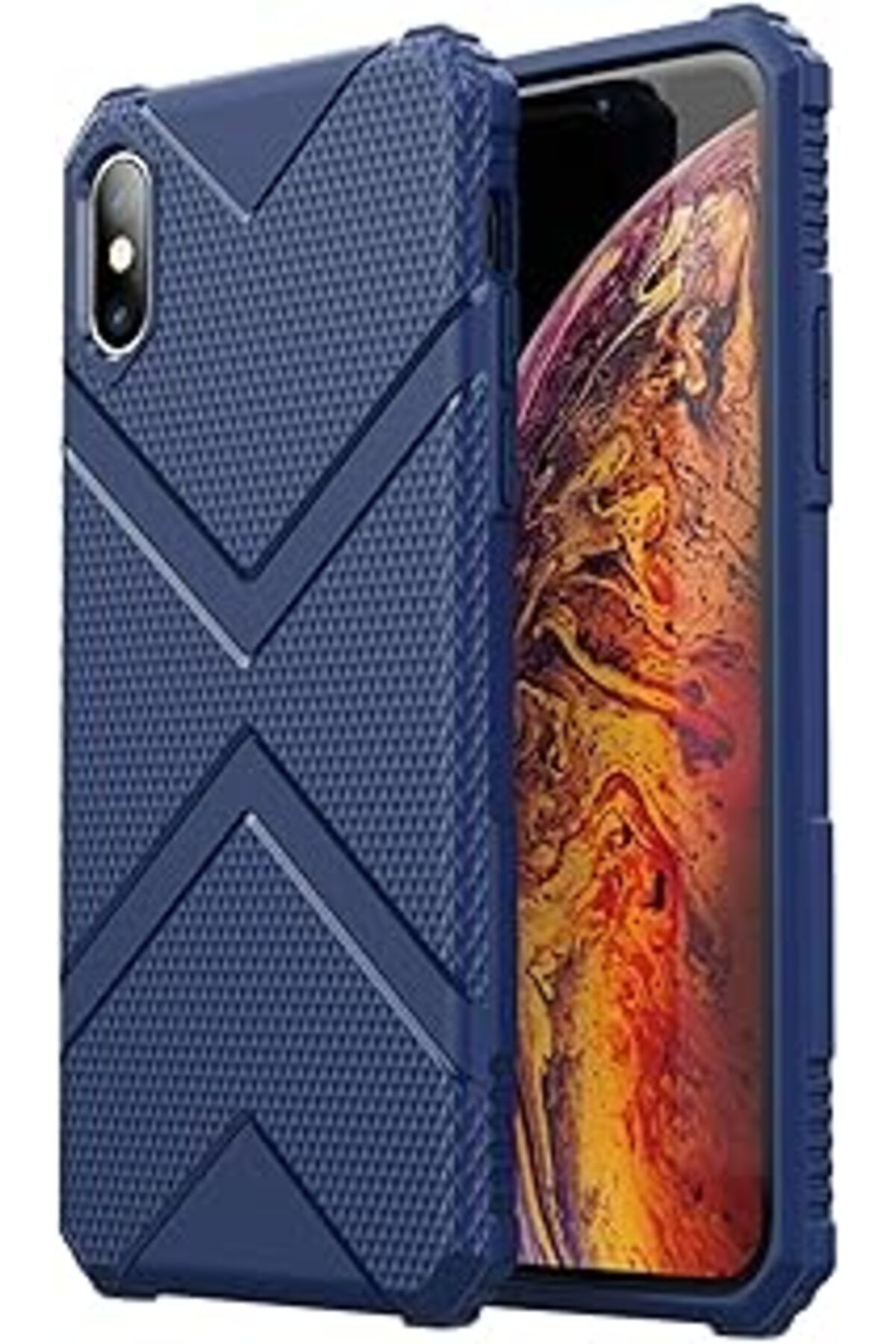 nerede bulurum Iphone Xs Kılıf Shield Lacivert