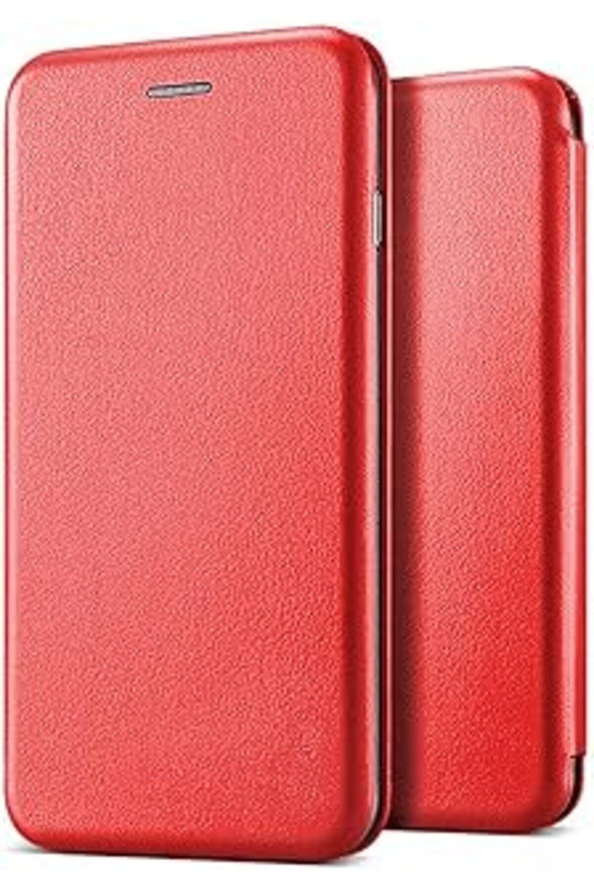 EDALKILIÇ 21117 Huawei Honor 10 Lite Kılıf Ultra Slim Leather Design Flip Cover Kırmızı