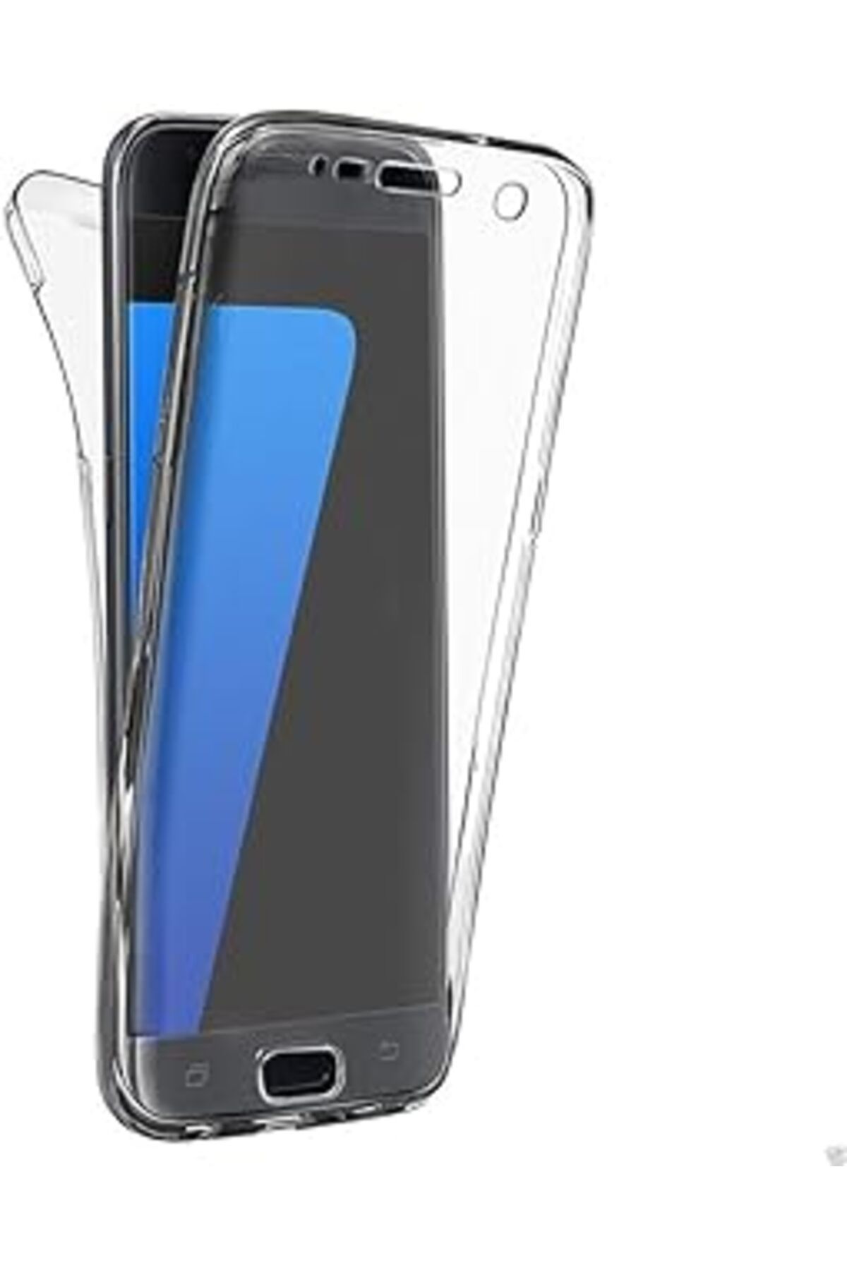 MAGNESİA Kılıf Ön Arka Komple Koruma Silikon Fullbody Galaxy S7 G930 Ile Uyumlu Ürün