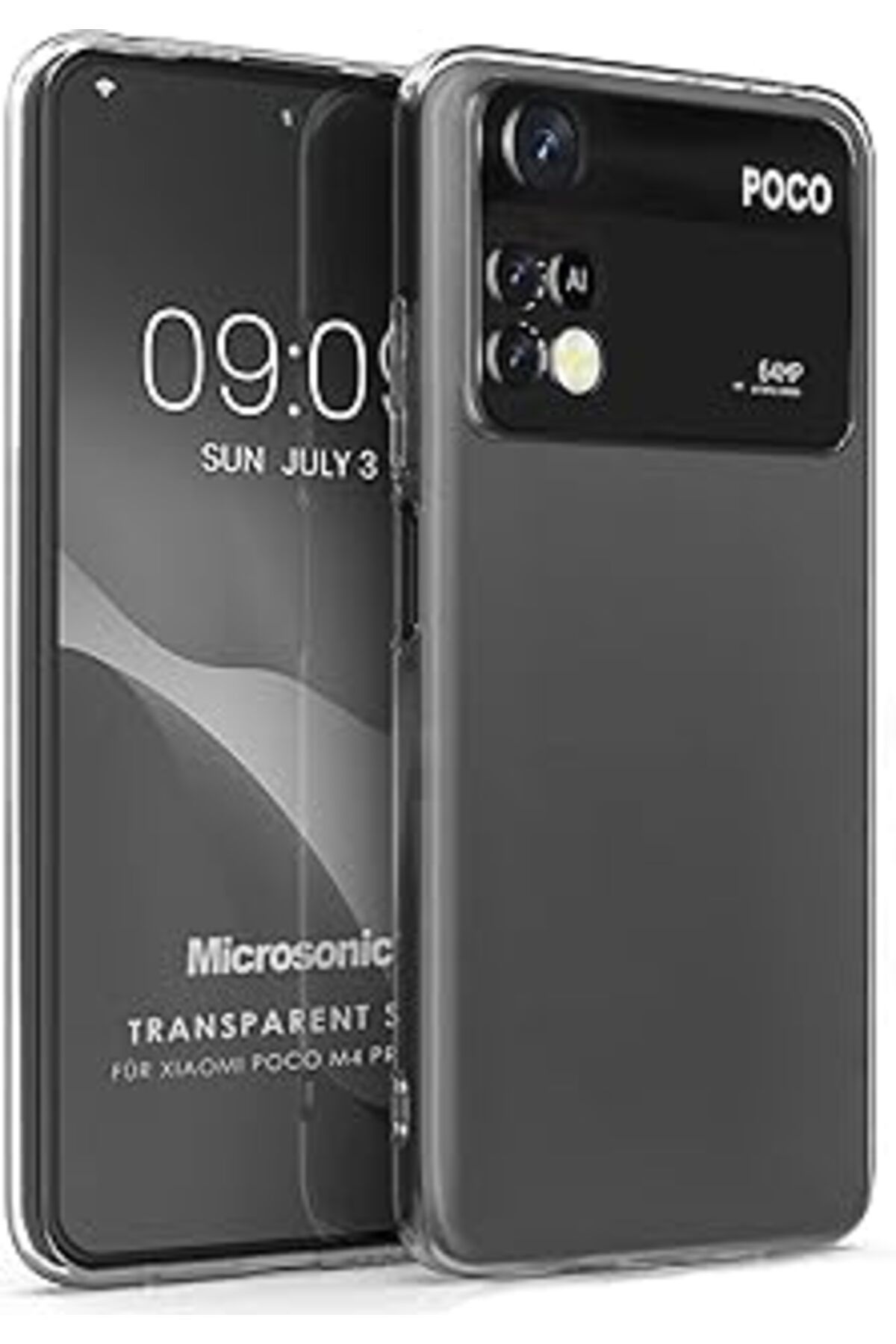 feifei Mi Poco M4 Pro 4G Için Kılıf Transparent Soft Şeffaf [Poco M4 Pro 4G Ile Uyumlu Kılı