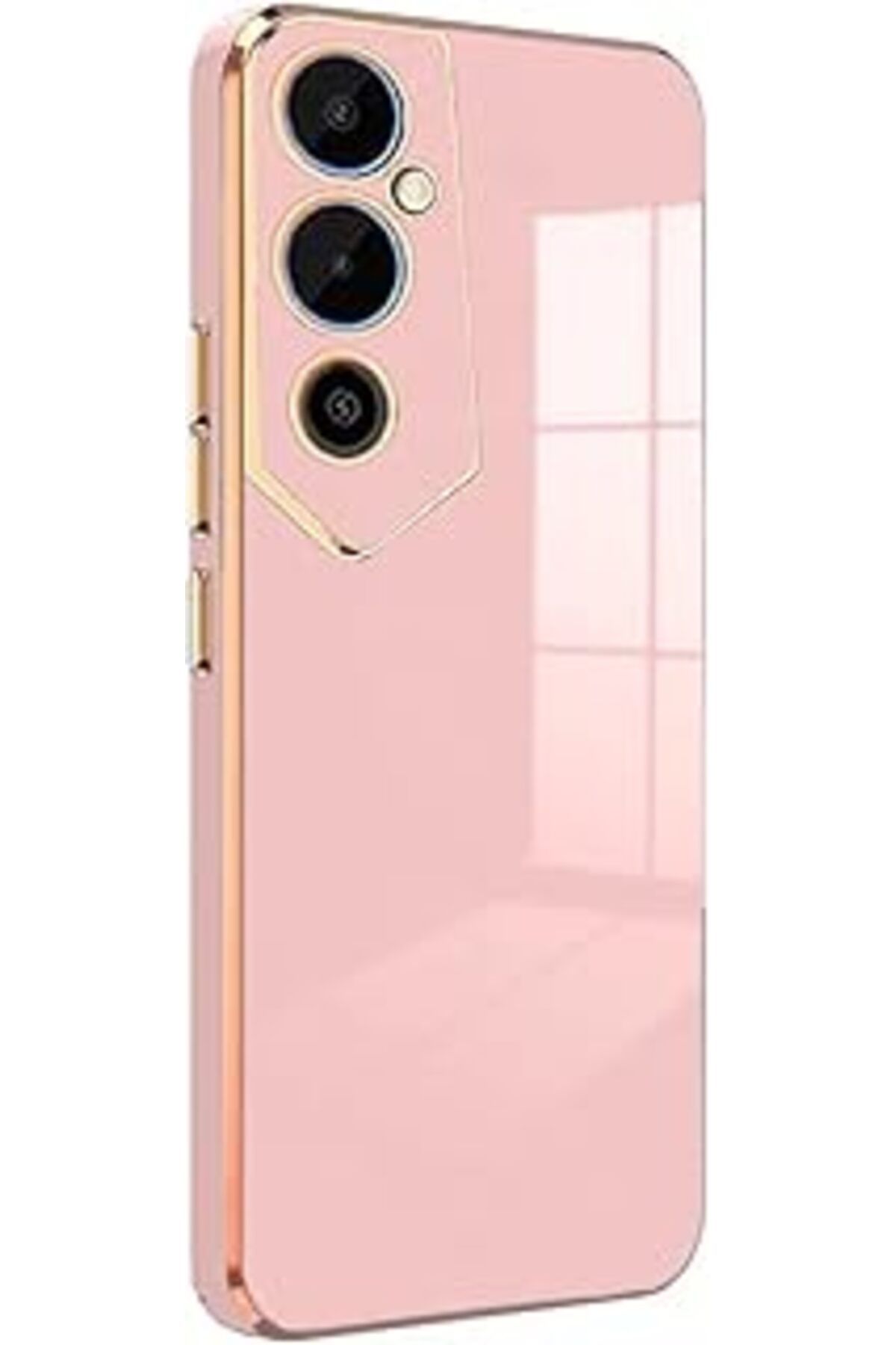 feifei Tecno Pova 4 Pro Için Kılıf Olive Plated Pembe [Pova 4 Pro Ile Uyumlu Kılıf - Pembe]