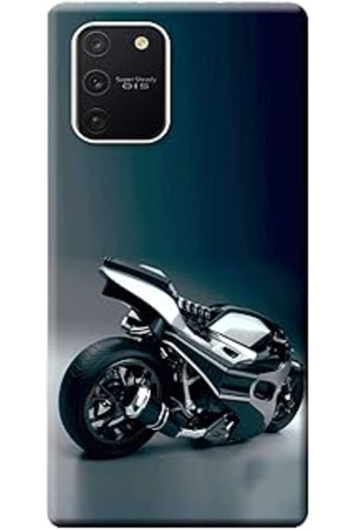 MAGNESİA Galaxy S10 Lite Kılıf Sm-G770F Baskılı Silikon Motorcycle Stk:298