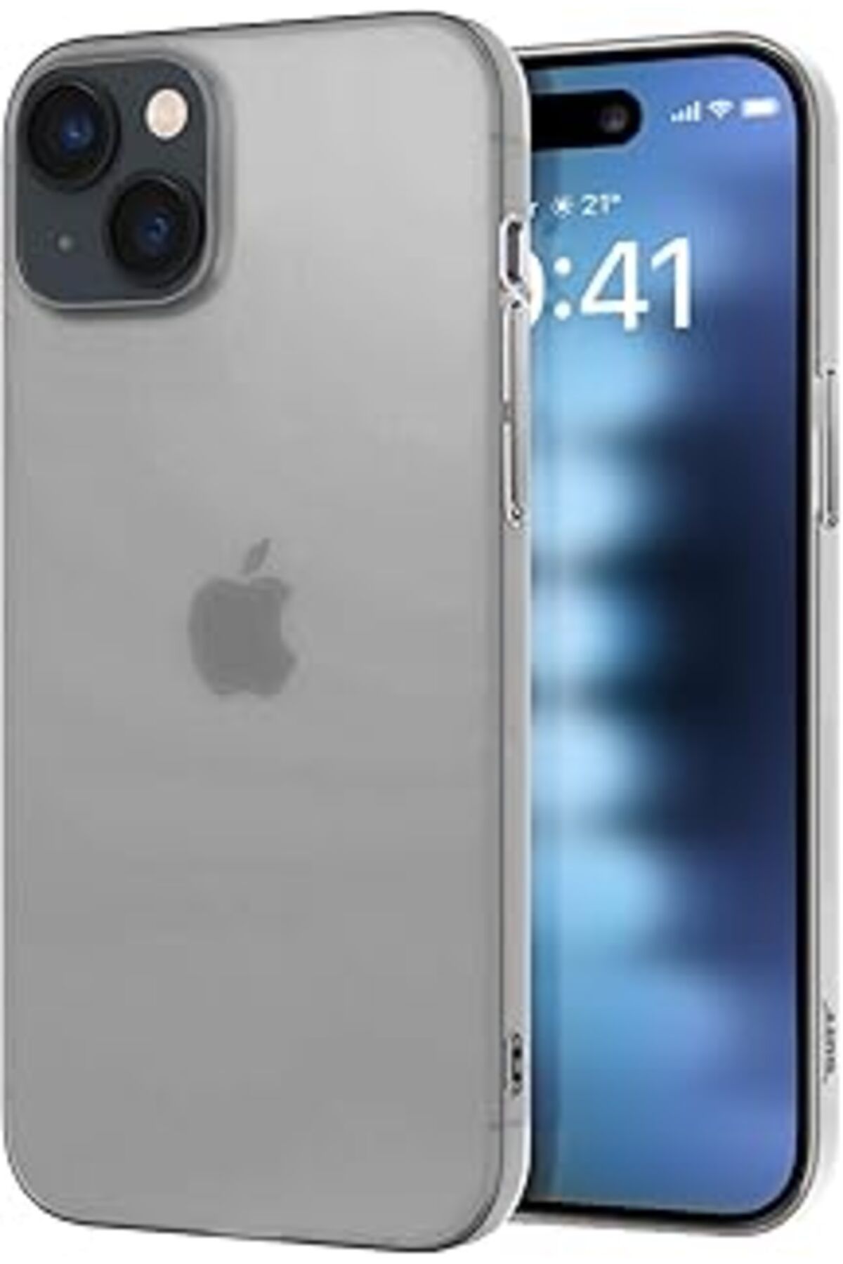 Epatim Buff Labs Buff Iphone 15 Ile Uyumlu Slimfy İNce Saydam Kılıf (Şeffaf)