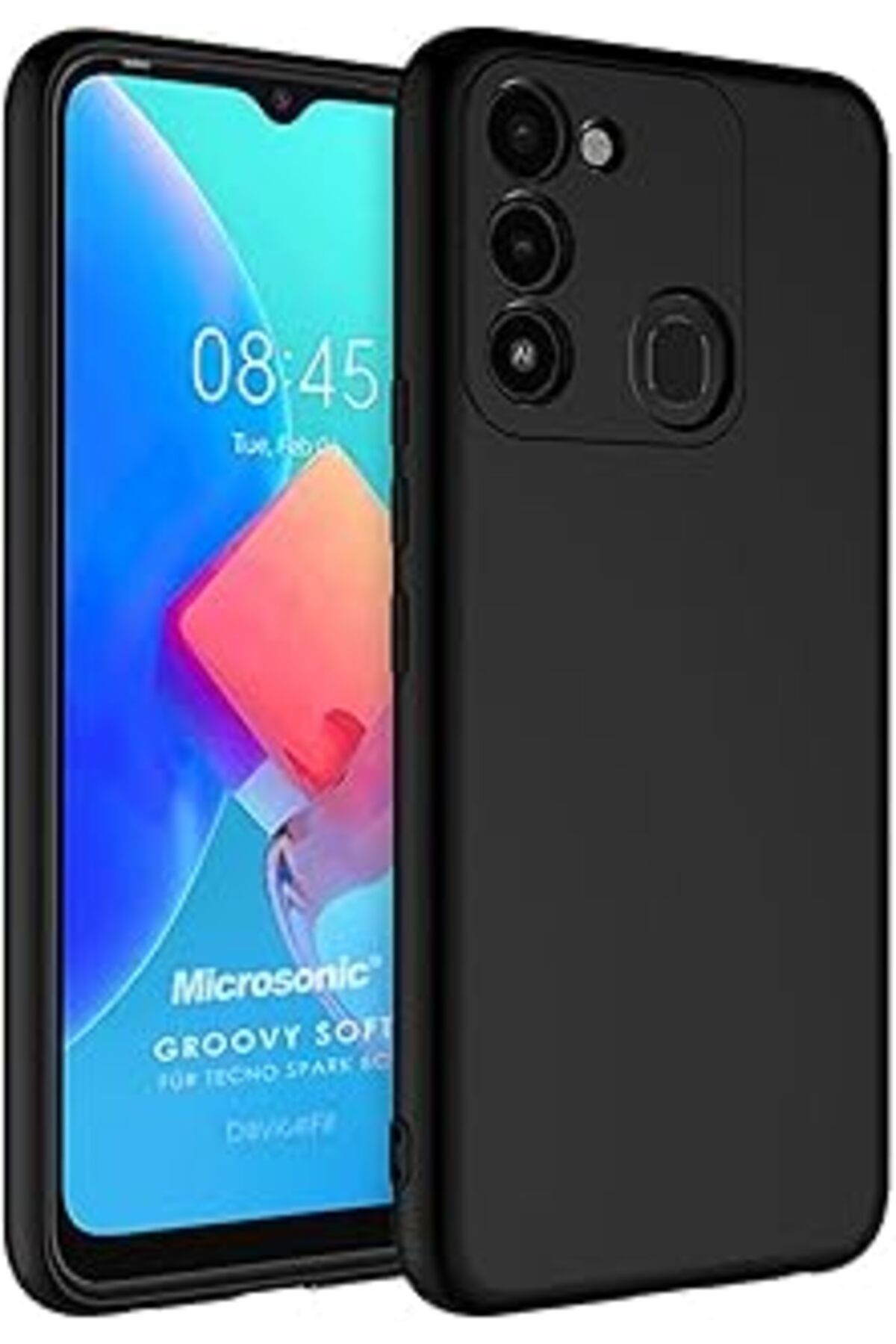 nerede bulurum Tecno Spark 8C Için Kılıf Groovy Soft Siyah [Spark 8C Ile Uyumlu Kılıf - Siyah]