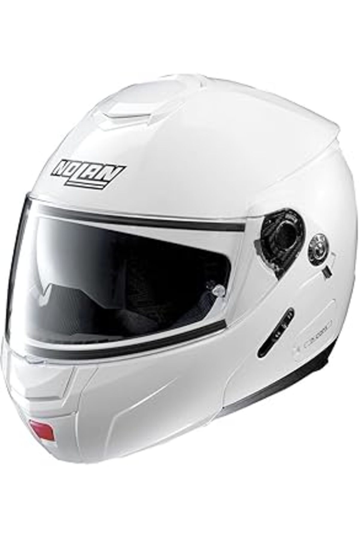 NZM TİCARET Nolan N90-2 Highline N-Com 142 S / Metal White Çene Açılır Motosiklet Kaskı