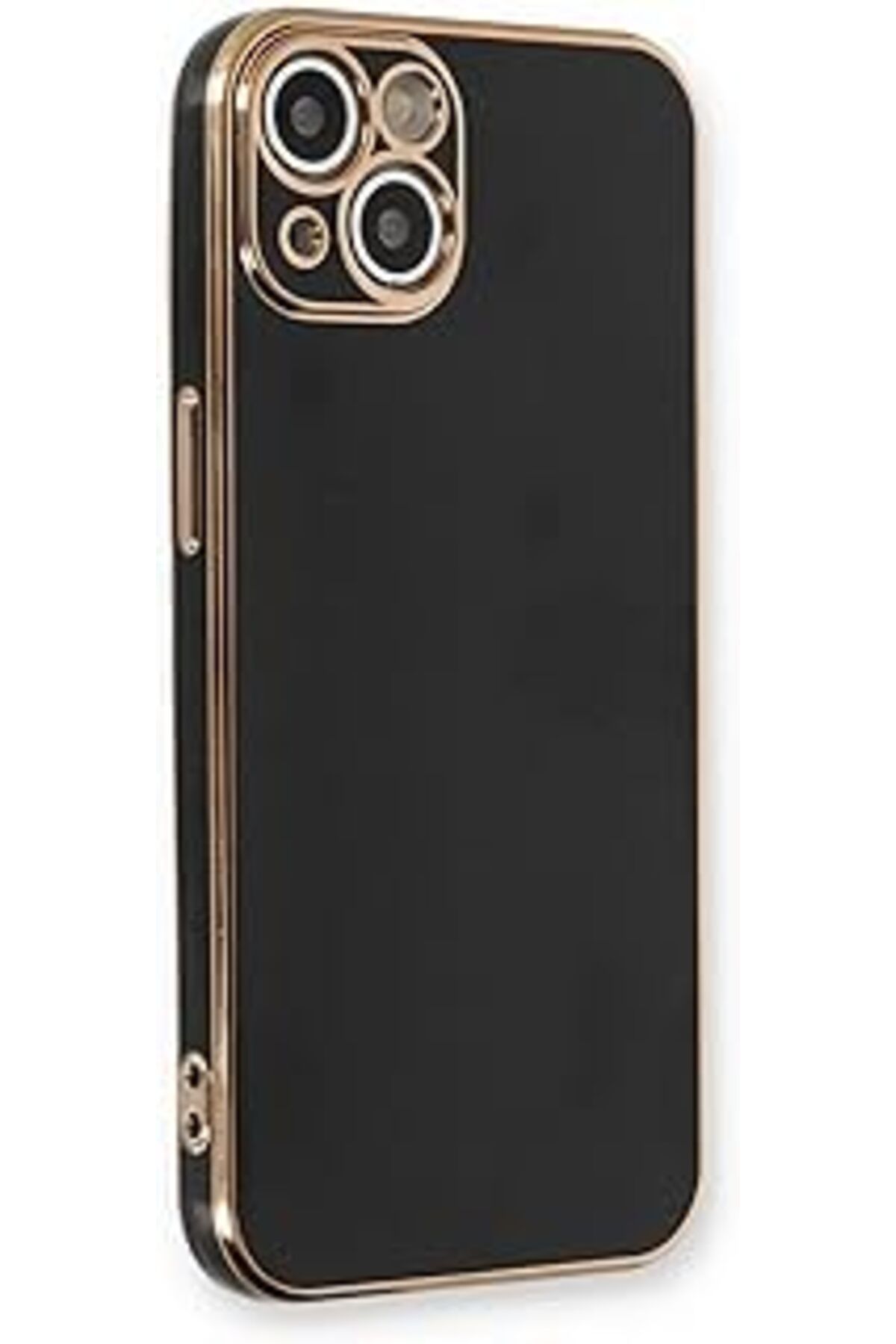 NZM TİCARET Iphone 14 Plus Için Kılıf Olive Plated Siyah [Iphone 14 Plus Ile Uyumlu Kılıf - Si