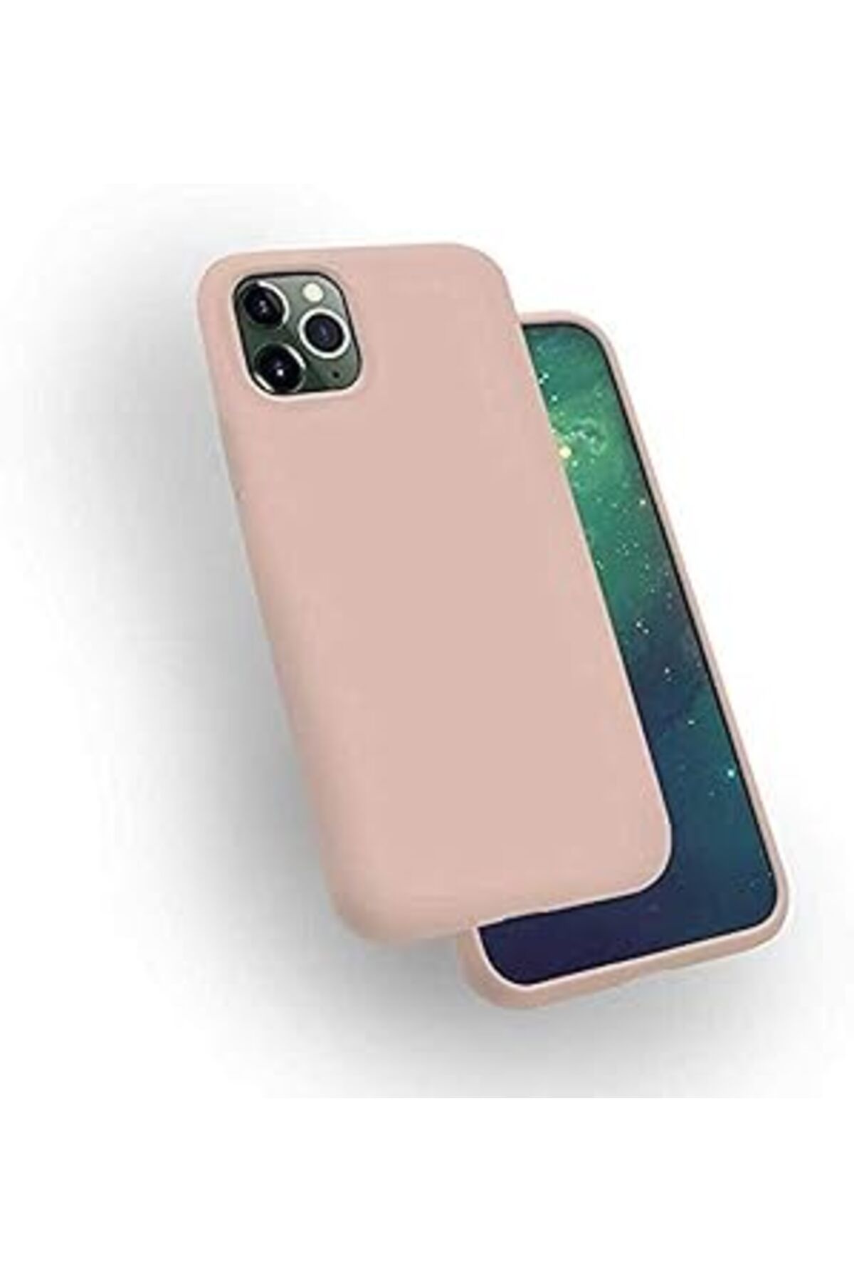 EDALKILIÇ 11148 Iphone 11 Pro Max Ile Uyumlu Kılıf, Silk, Silikon, Pembe