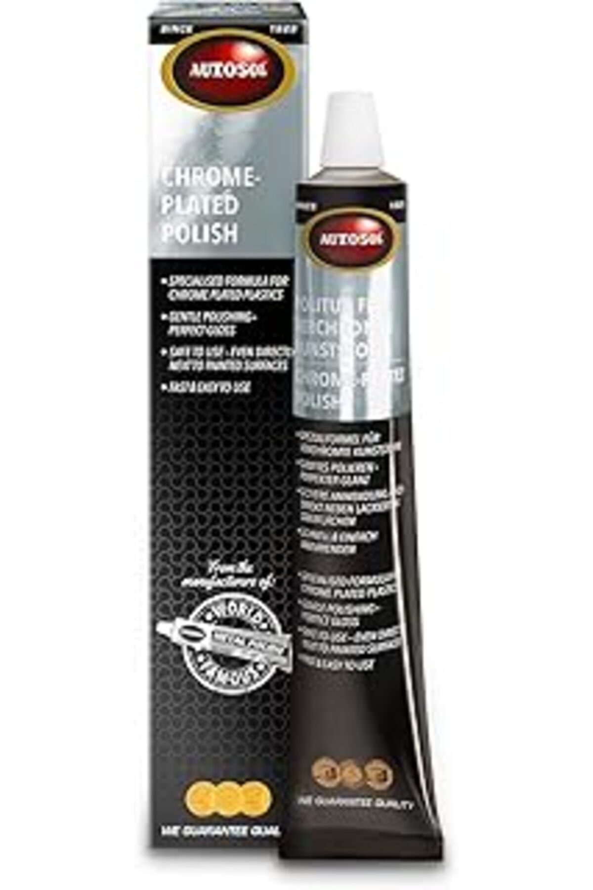 NZM TİCARET Autosol Gerçek Ve Krom Kaplı Plastikler İÇin Temizleyici Cila 75 Ml