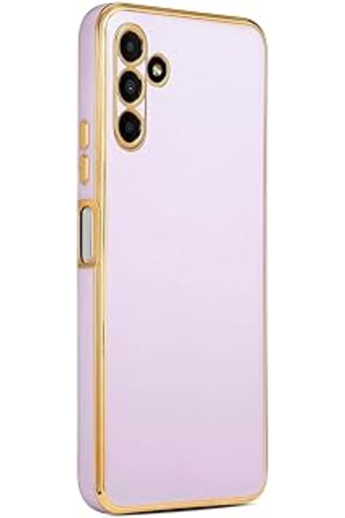 EDALKILIÇ Galaxy S23 Fe Için Kılıf Olive Plated [Galaxy S23 Fe Ile Uyumlu Kılıf - Lila]