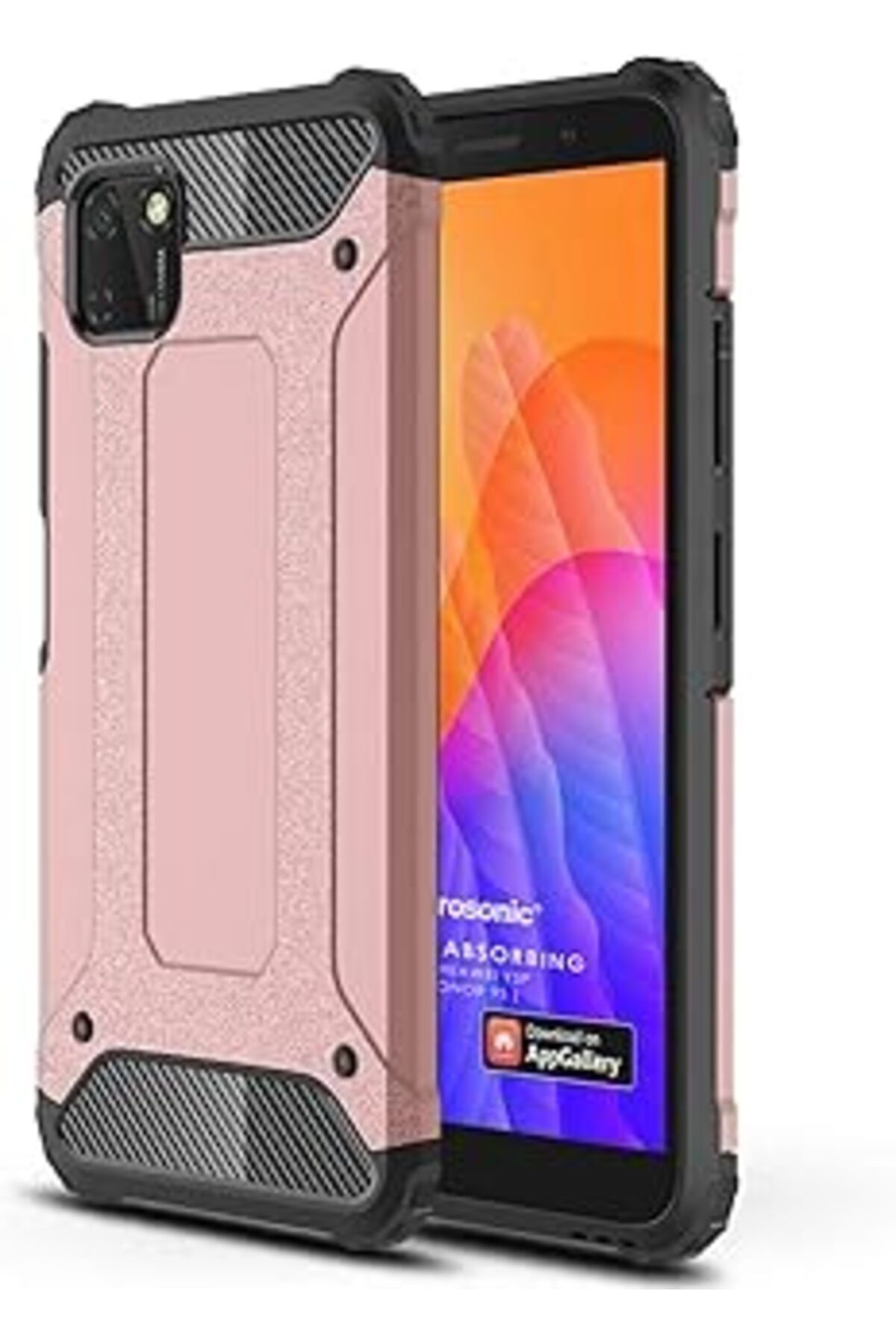 MAGNESİA Huawei Honor 9S Için Kılıf Rugged Armor Rose [Honor 9S Ile Uyumlu Kılıf - Rose ]