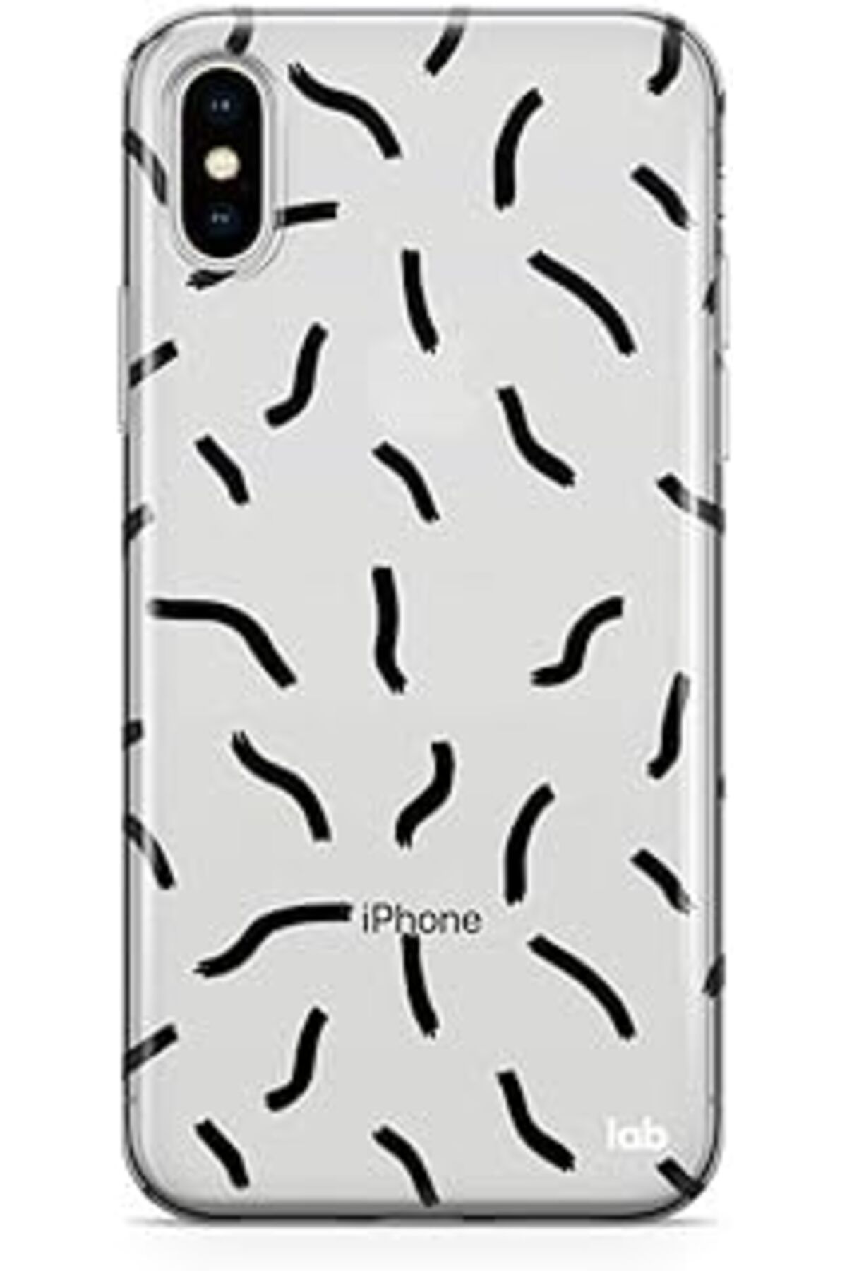 MAGNESİA Caseslab Iphone Xs Max Şeffaf Telefon Kılıfı - Marker Lines