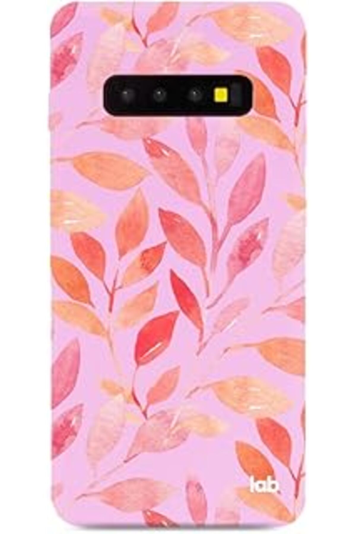 robotrend Caseslab S10 Pembe Silikon Telefon Kılıfı - Watercolor Flowers Iii