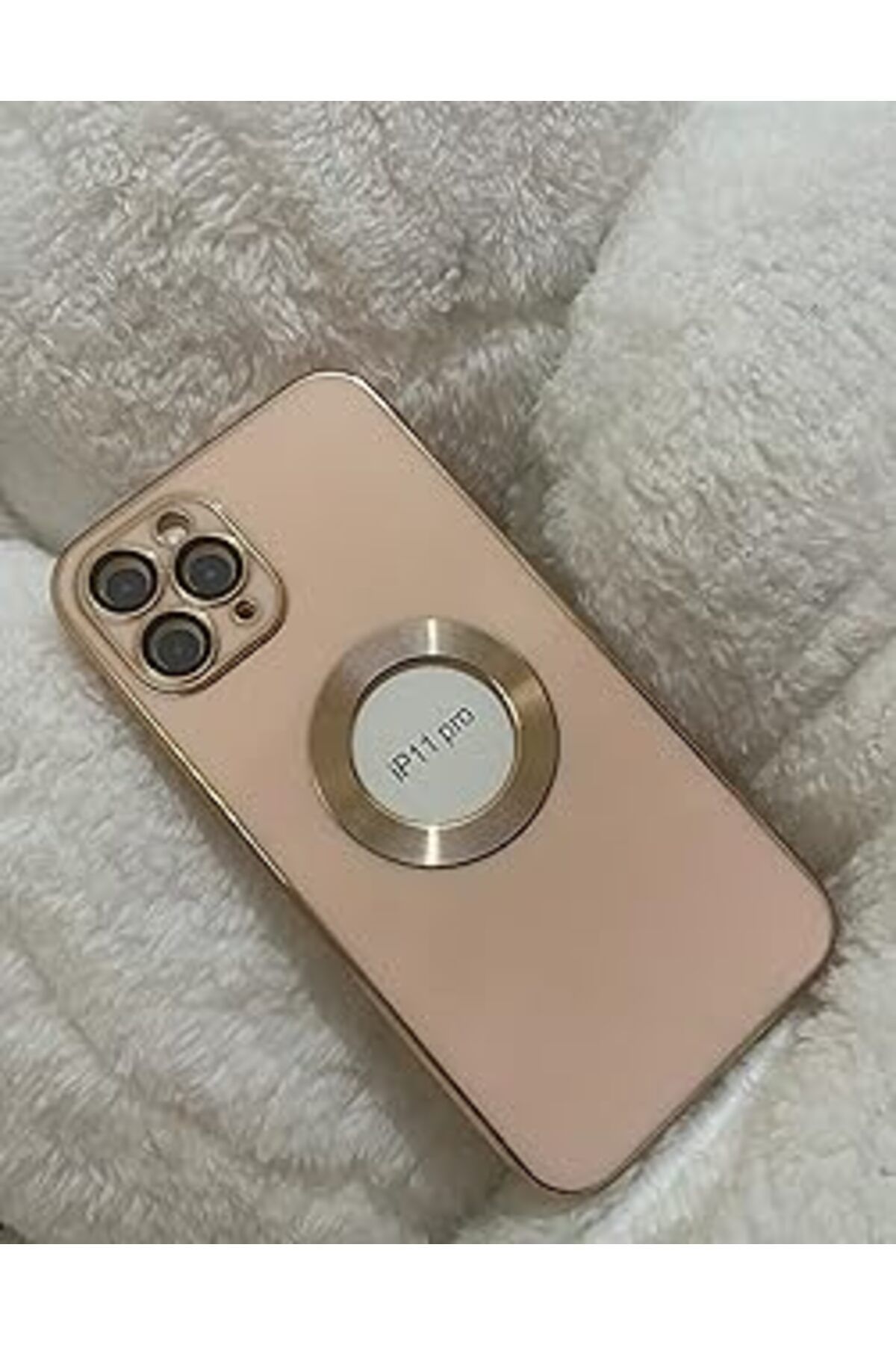 MAGNESİA Tia Aks Iphone 11 Pro Uyumlu Lazer Silikon Kılıf Rose