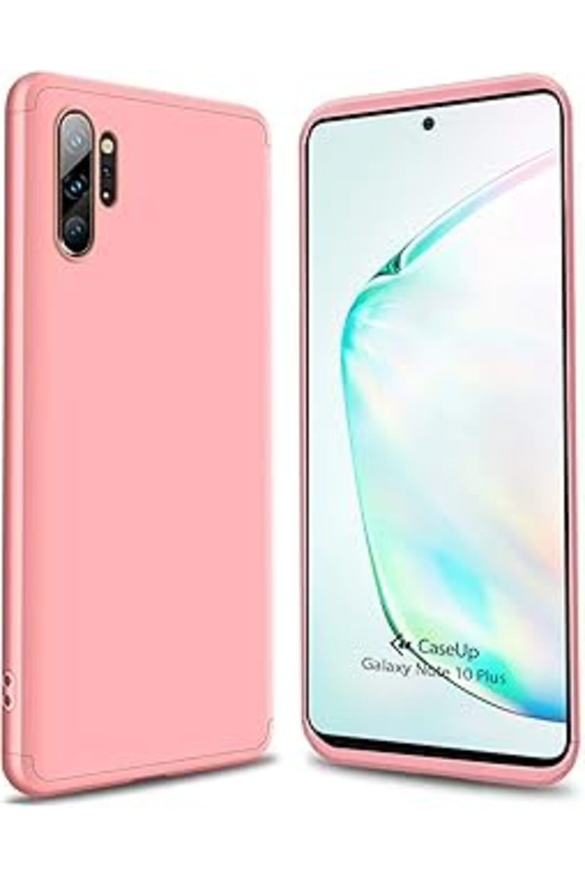 feifei Caseup Galaxy Note 10 Plus Uyumlu Kılıf, Caseup Triple Deluxe Shield Rose