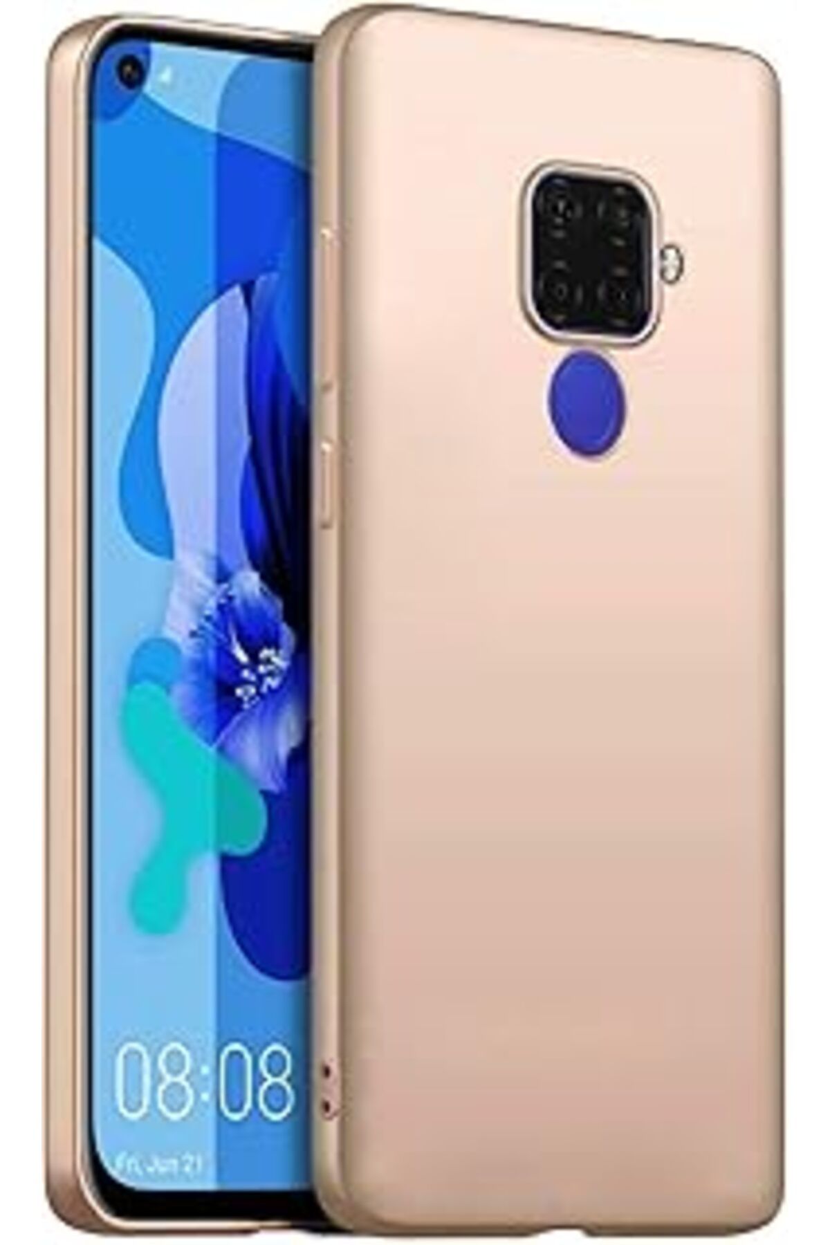 ALKAP Matte Silicone Huawei Mate 30 Lite Kılıf