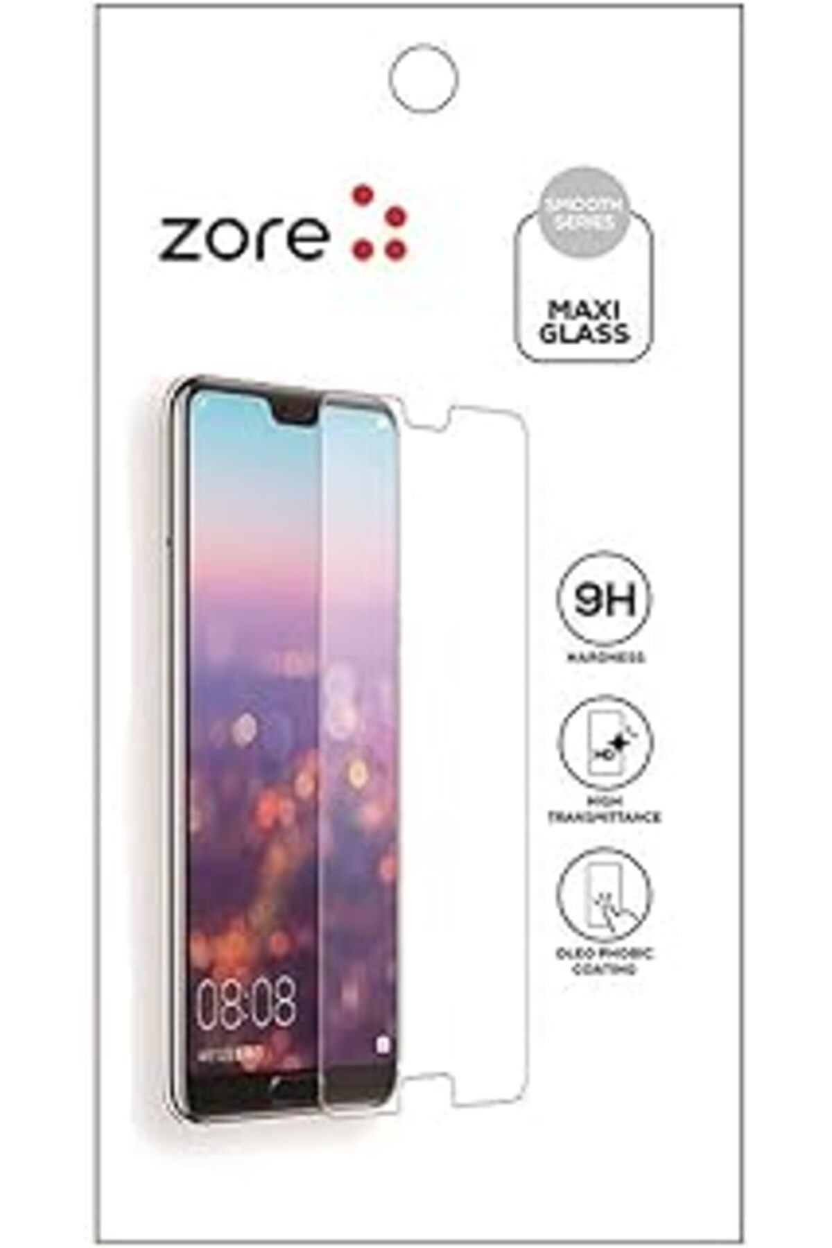 NZM TİCARET Galaxy A70 Maxi Glass Temperli Cam Ekran Koruyucu, Şeffaf