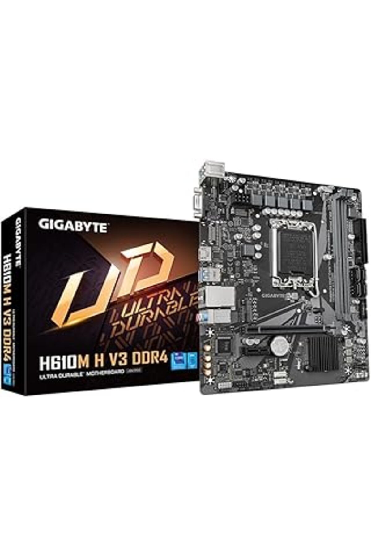 nerede bulurum Gigabyte H610M H V3 Ddr4 Anakart - Intel Core 14. Cpu'Ları Destekler, 4+1+1 Hibrit Fazlı Dijital Vr