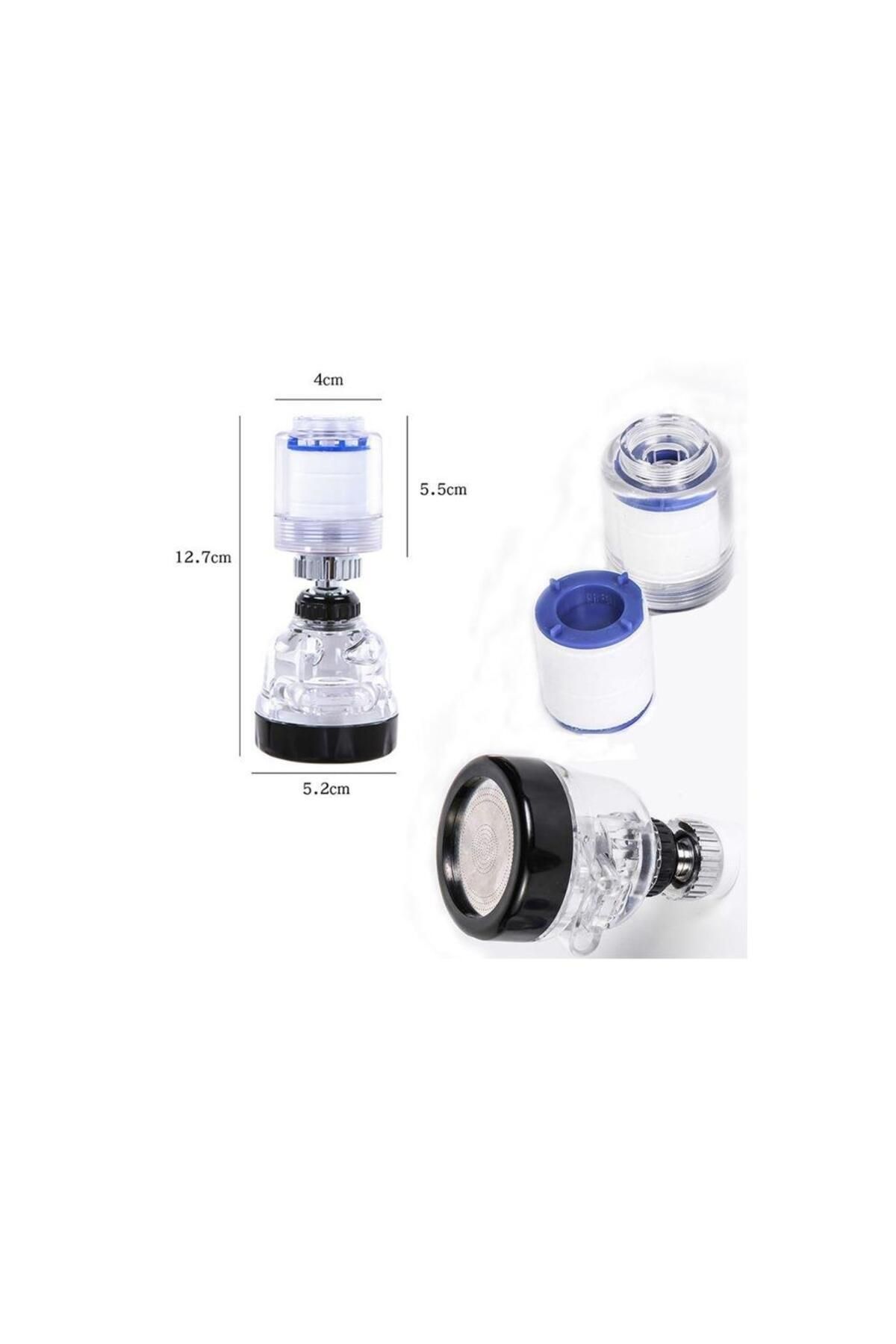 CMT-3 Functions Transparent Water Purifier 360 Degree Rotating Faucet Head Faucet Booster 5
